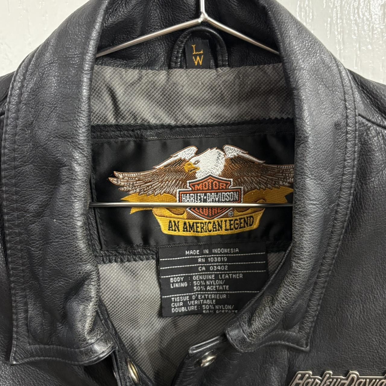 Harley Davidson Harley Davidson leather jacket with red accents Size L / US 10 / IT 46 - 5 Thumbnail