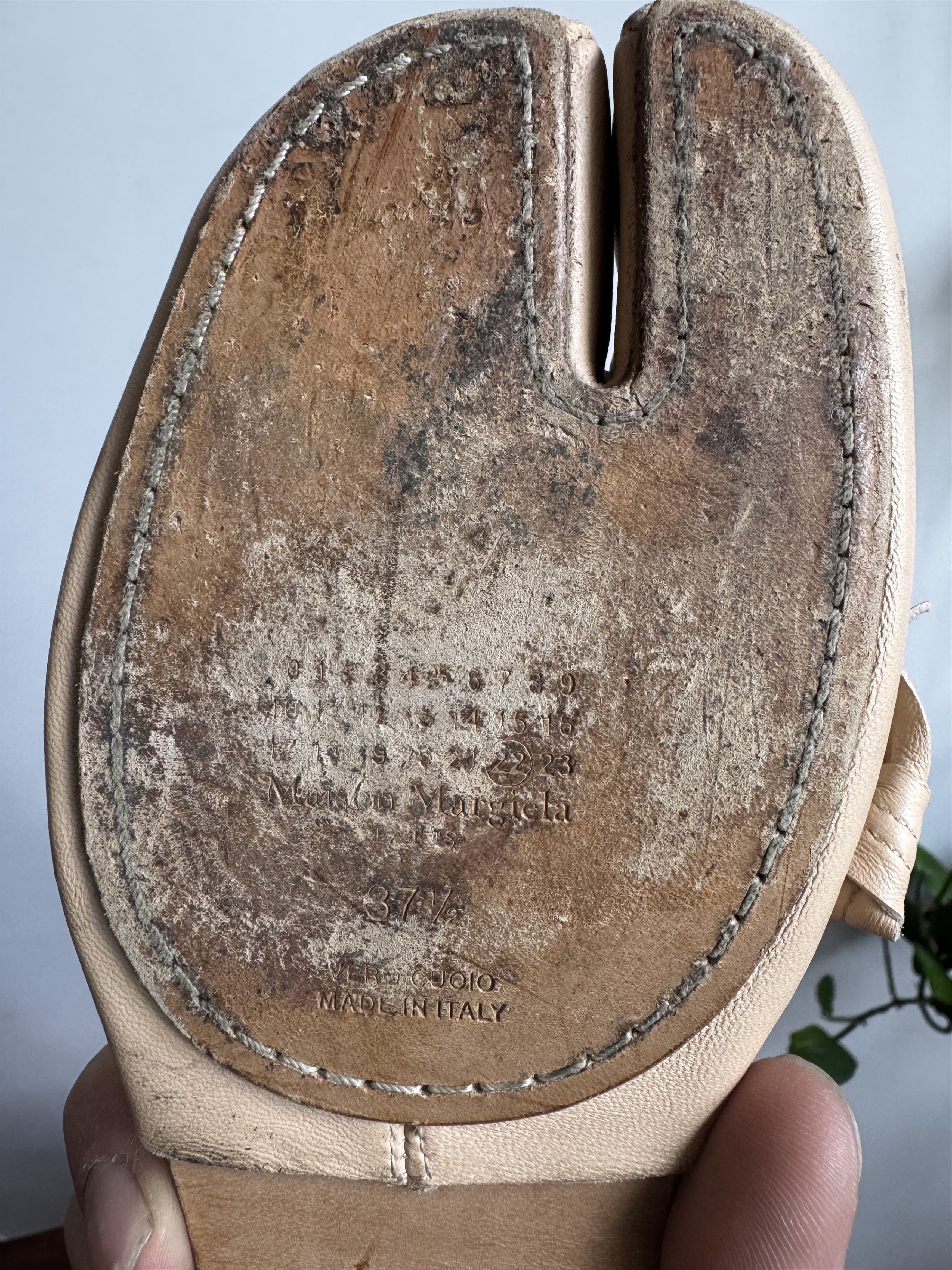 Maison Margiela Masion Margiela Leather Tabi Strap Ballet Flats Size 37.5 Size US 7.5 / IT 37.5 - 16 Thumbnail