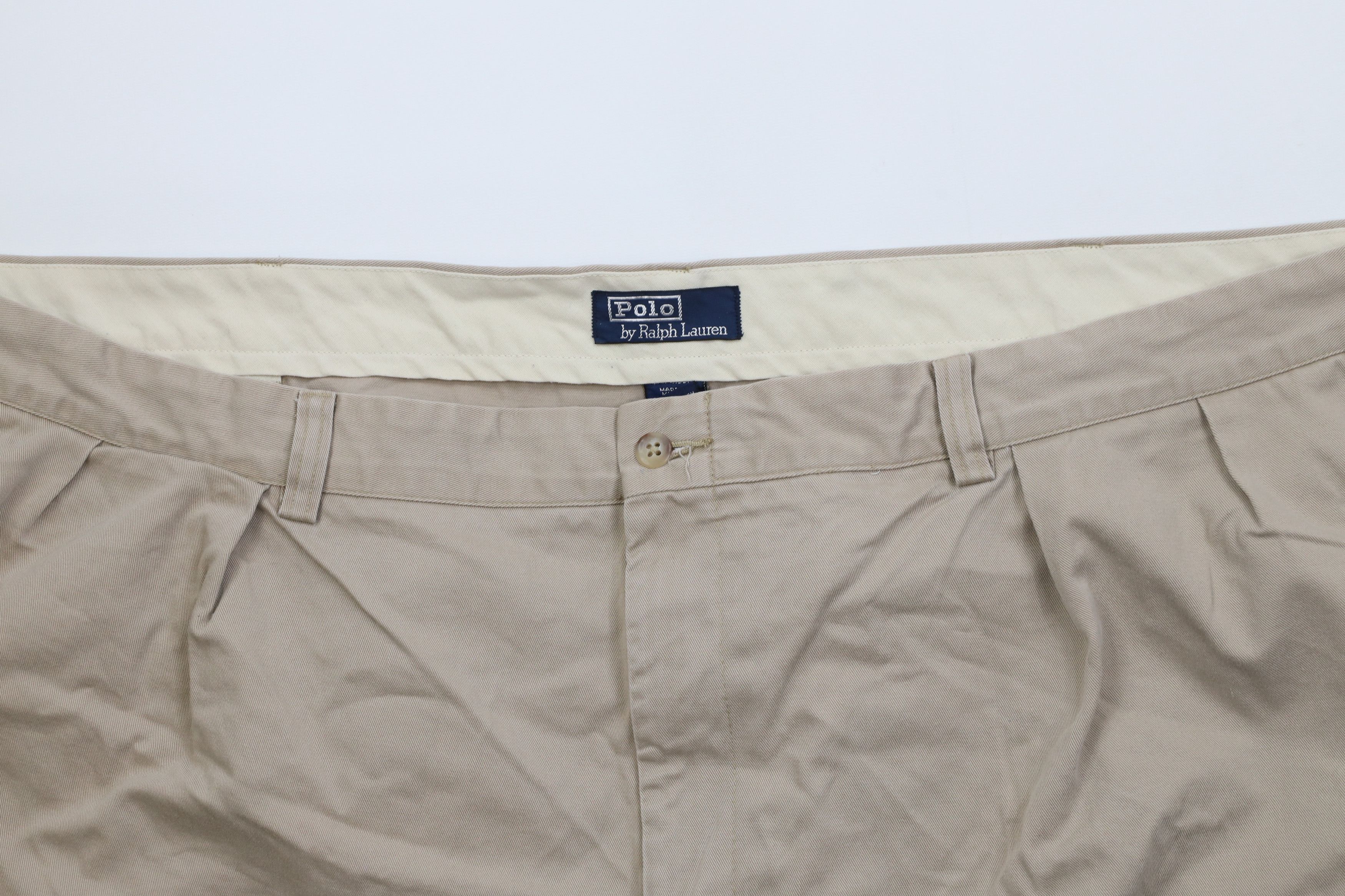 Ralph Lauren Vintage 90s Ralph Lauren Above Knee Chino Shorts Cotton Size US 44 / EU 60 - 2 Thumbnail