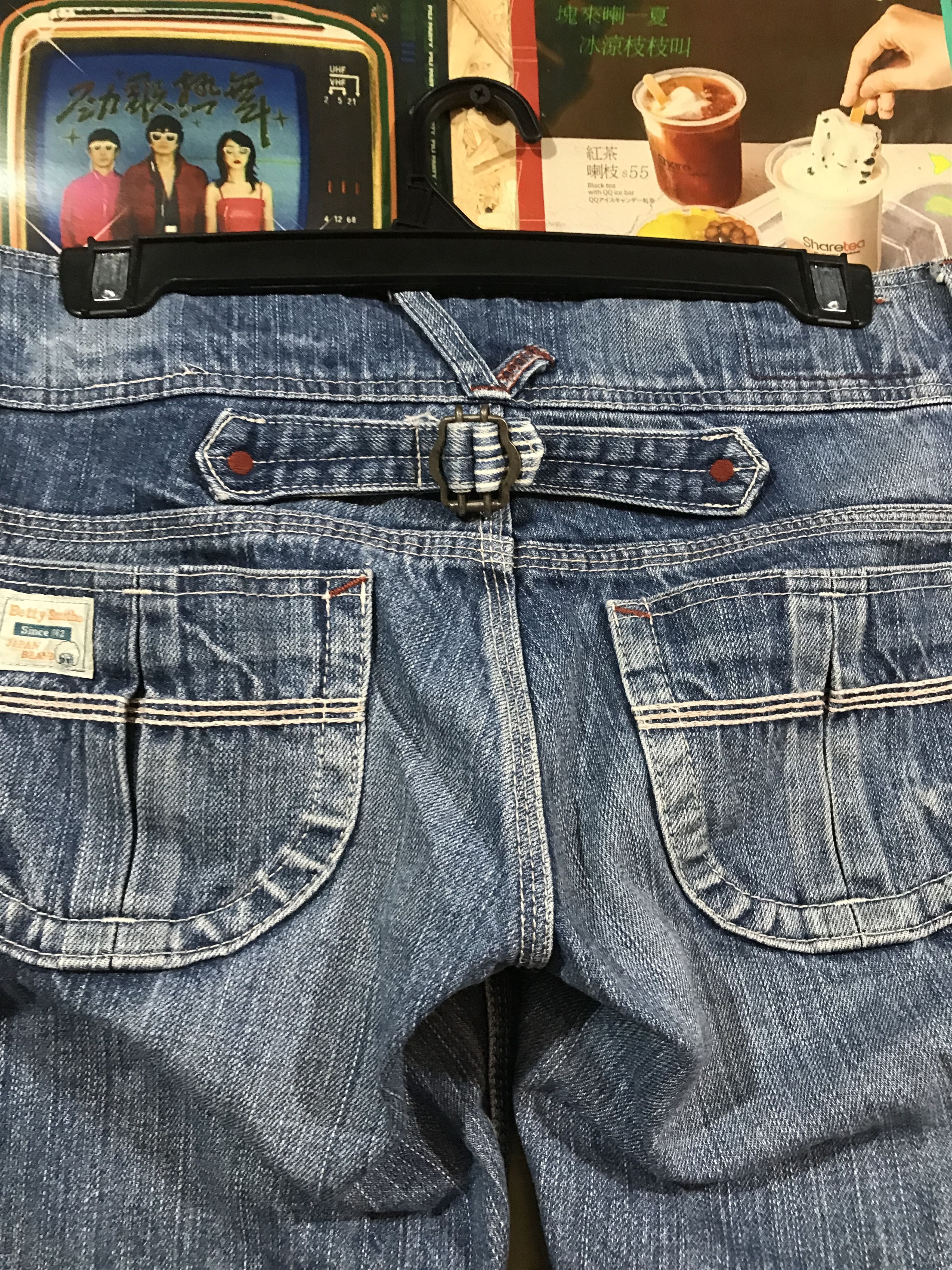 Japanese Brand BETTY SMITH JAPAN BRAND FLARE JEANS PANT Size US 31 - 6 Thumbnail