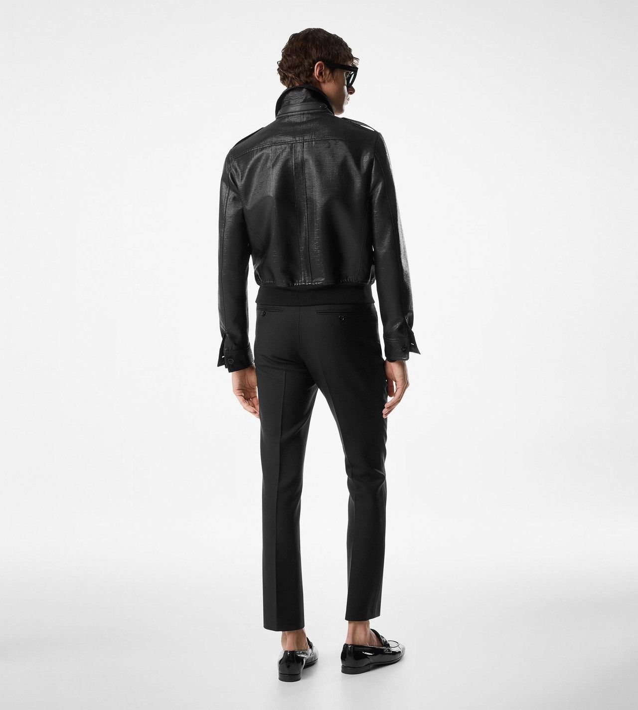 Tom Ford 🔥$5.5K VALUE 🔥Tom Ford LUREX BASKET WEAVE BATTLE JACKET Size US M / EU 48-50 / 2 - 3 Thumbnail
