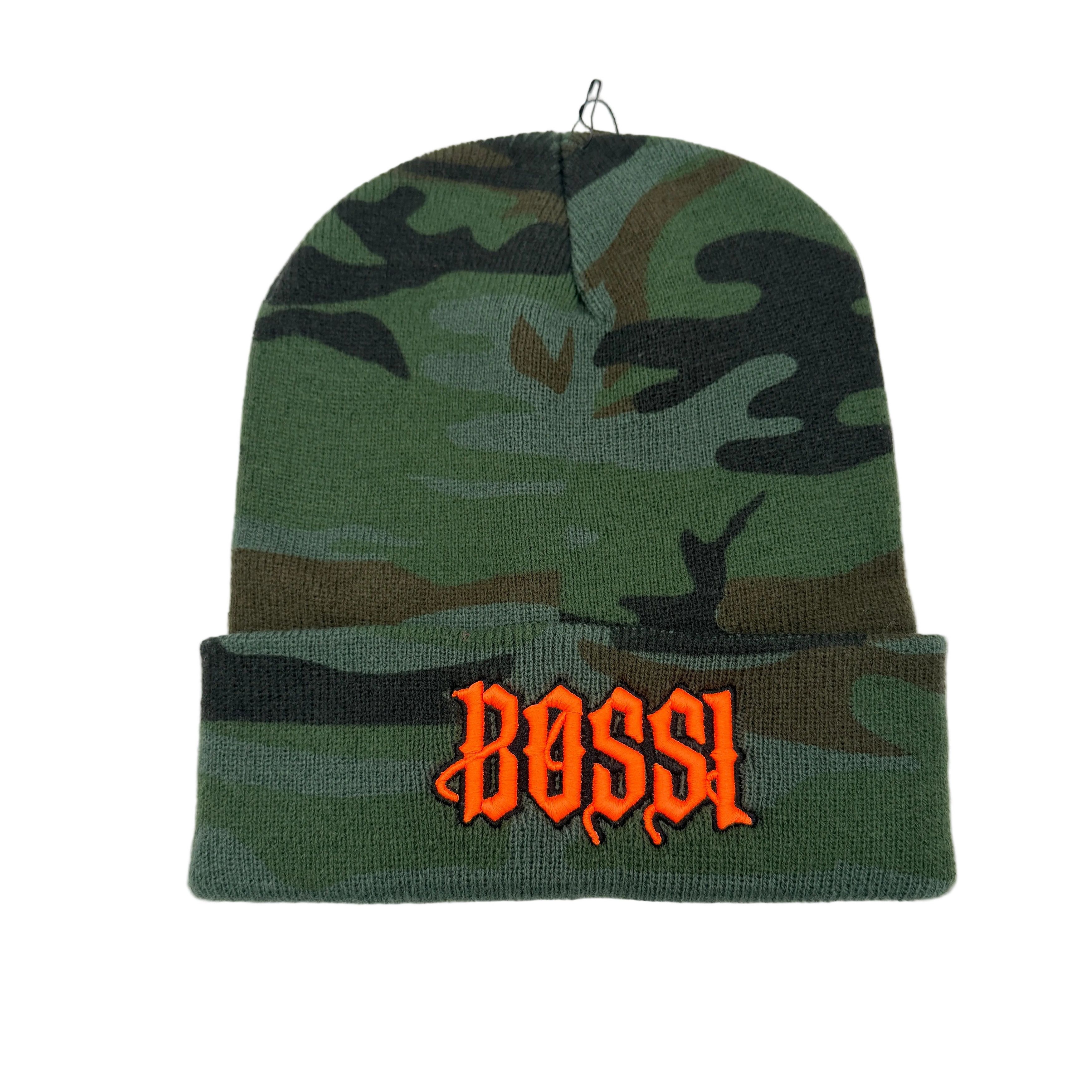Bossi Sportswear Bossi x Endless Supply Beanie Camo/Orange Size ONE SIZE - 1 Thumbnail