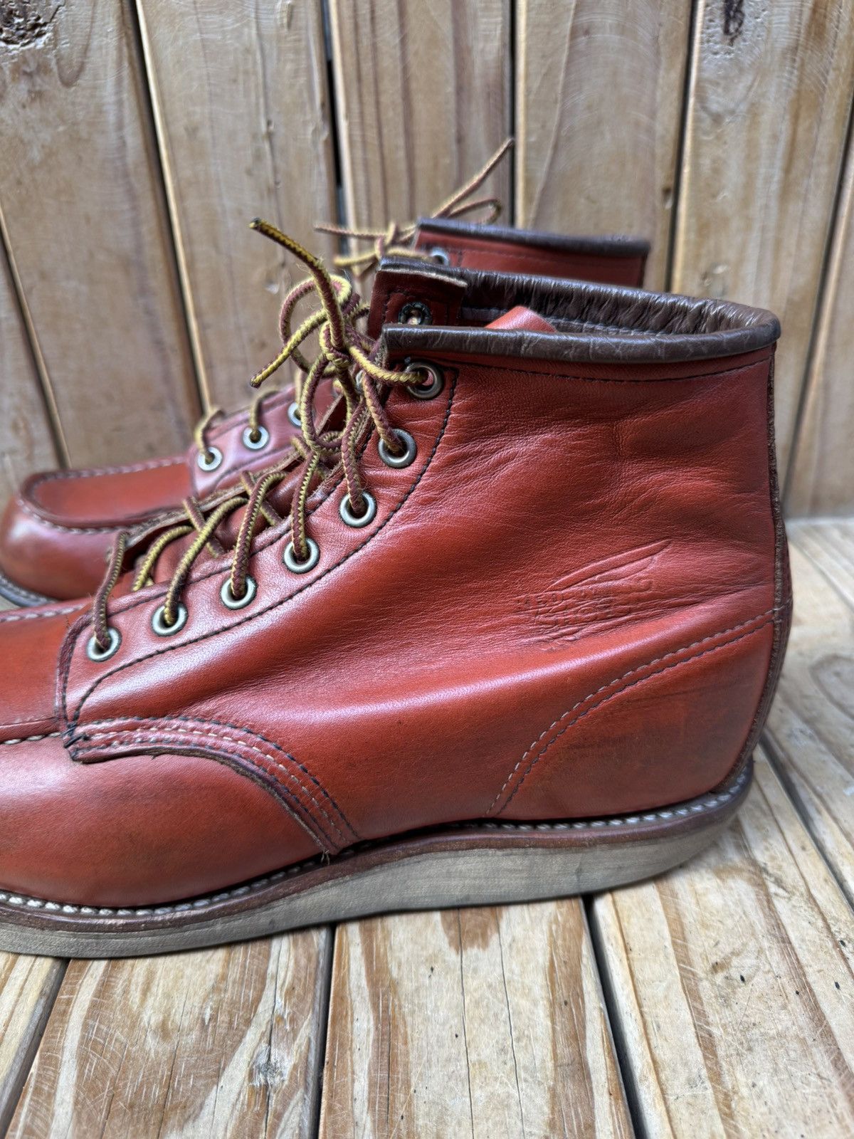 Red Wing Red Wing Heritage 8131 Moc Toe Brown Boots USA 9 E UK 8 Size US 9 / EU 42 - 17 Thumbnail