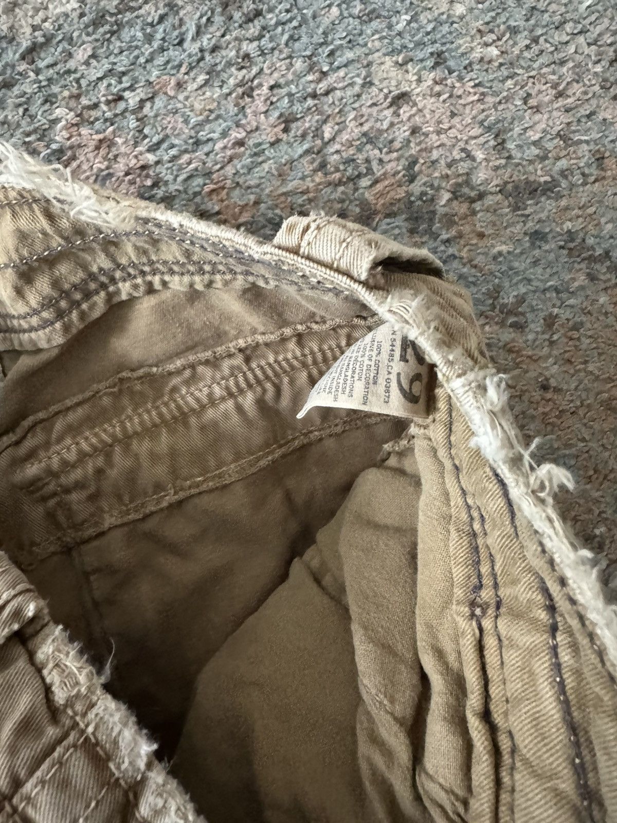 American Eagle Outfitters VTG American Eagle Y2K Dark Brown Faded Cargo Shorts 30 Size US 30 / EU 46 - 6 Thumbnail