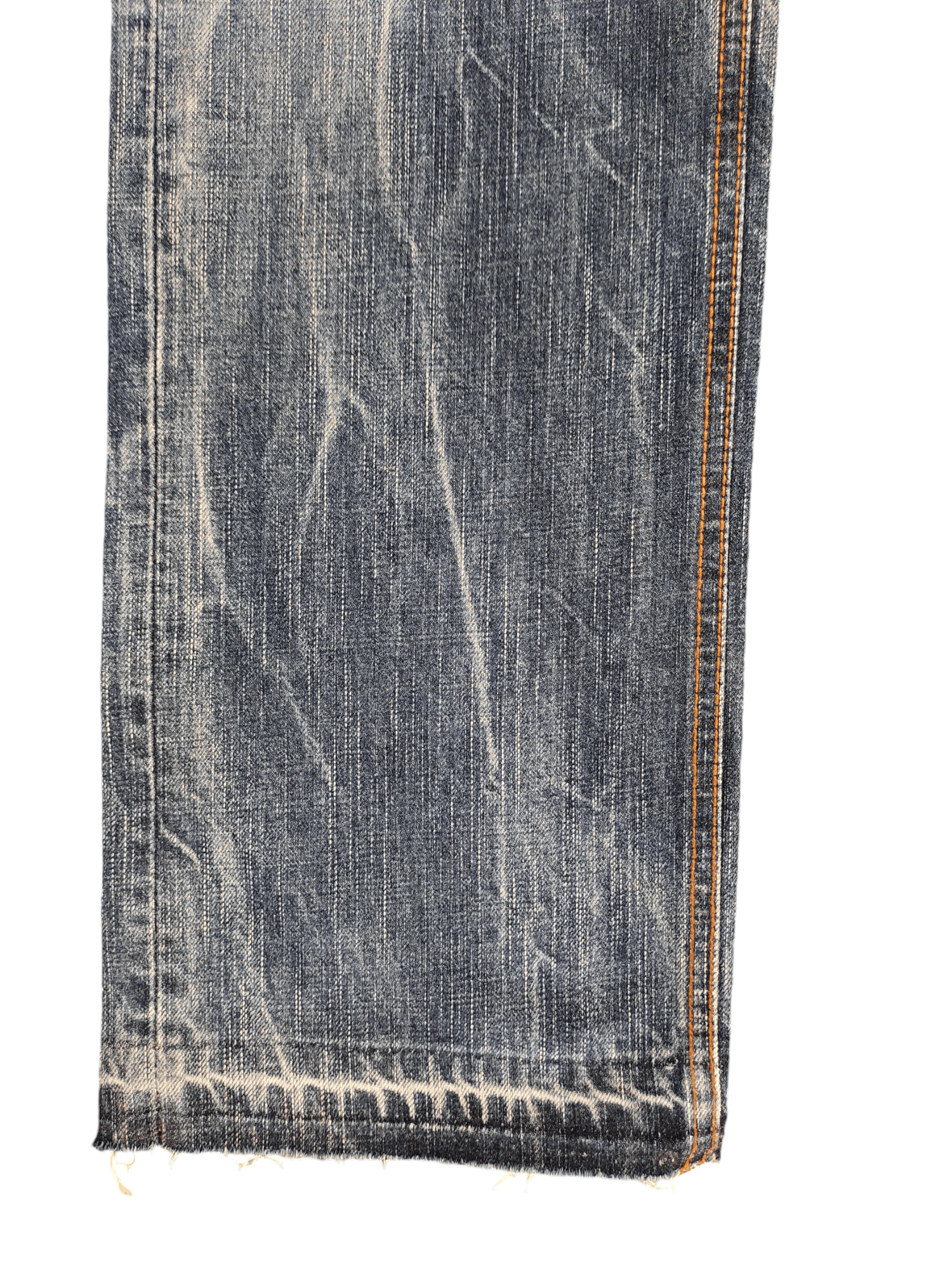Comme des Garcons × Undercover Vintage Blue Way Japan Clawmark Distress Faded Jeans Size US 32 / EU 48 - 7 Thumbnail