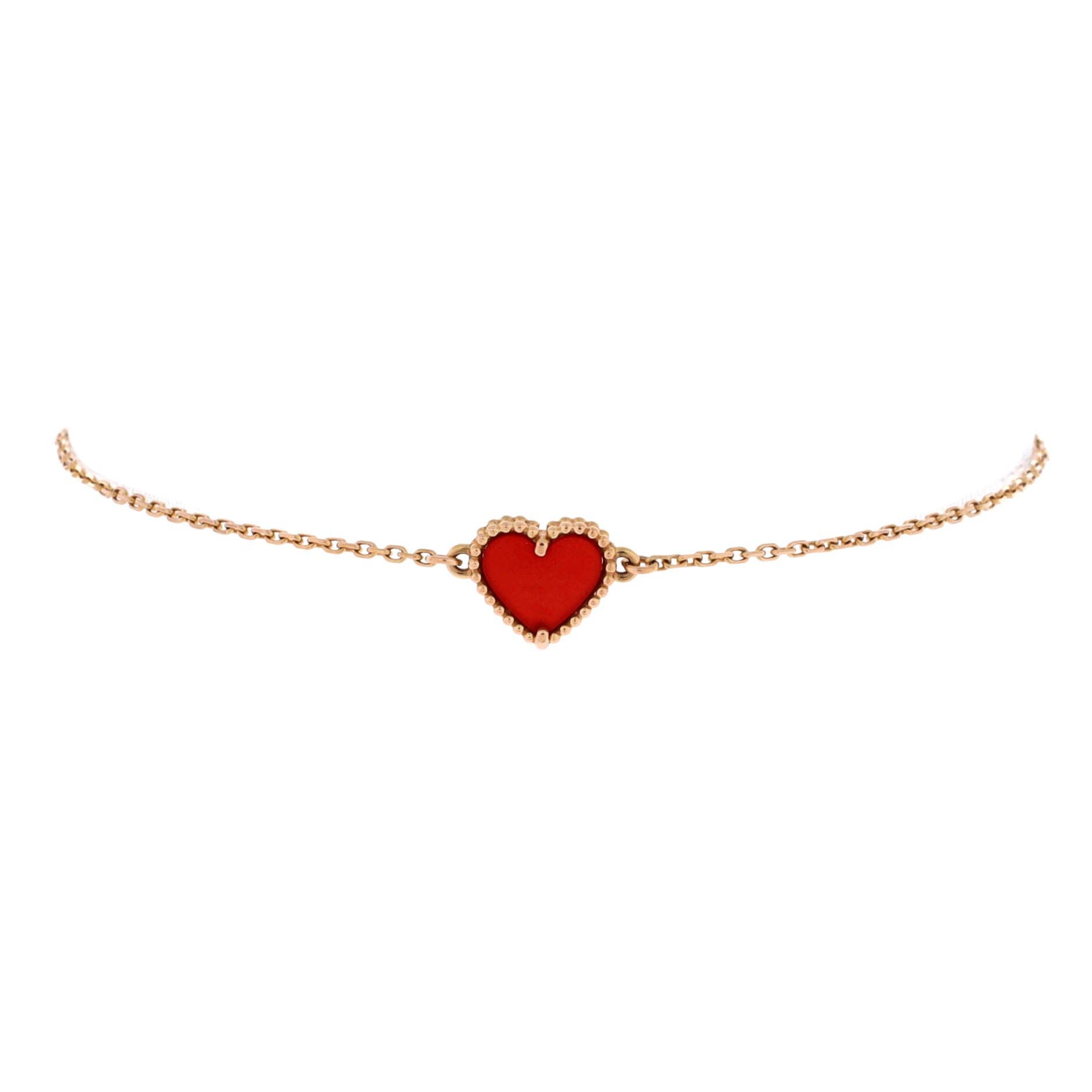 Van Cleef & Arpels Sweet Alhambra Heart Bracelet Size ONE SIZE - 1 Thumbnail