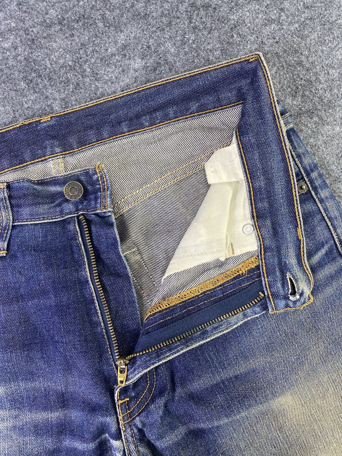 Jean × Levi's × Vintage VINTAGE LEVIS 508 DISTRESS BLUE WASH JEANS - J910 Size US 31 - 5 Thumbnail