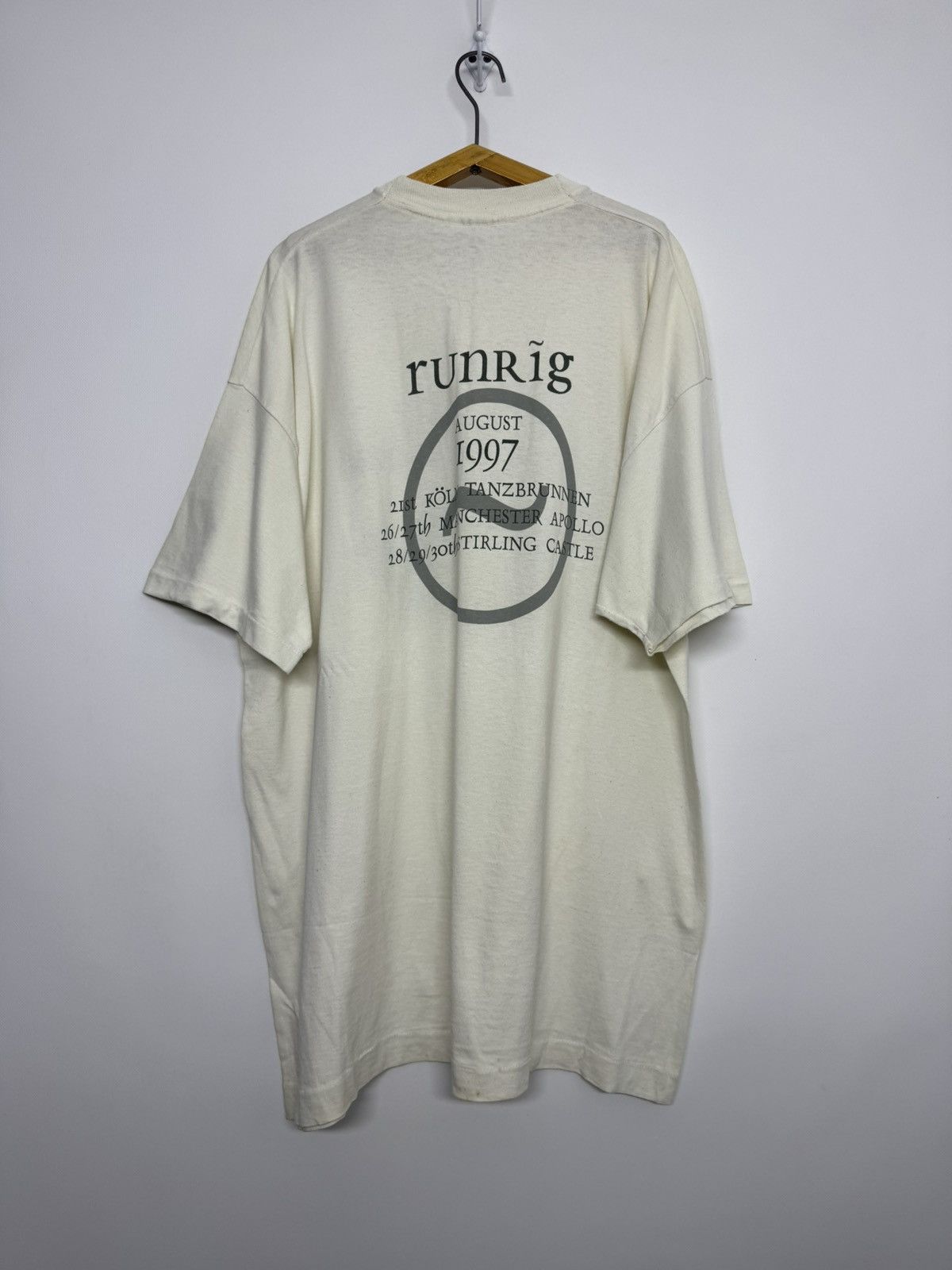 Vintage 1997 Vintage Runrig tour t-shirt Size US XXL / EU 58 / 5 - 2 Thumbnail