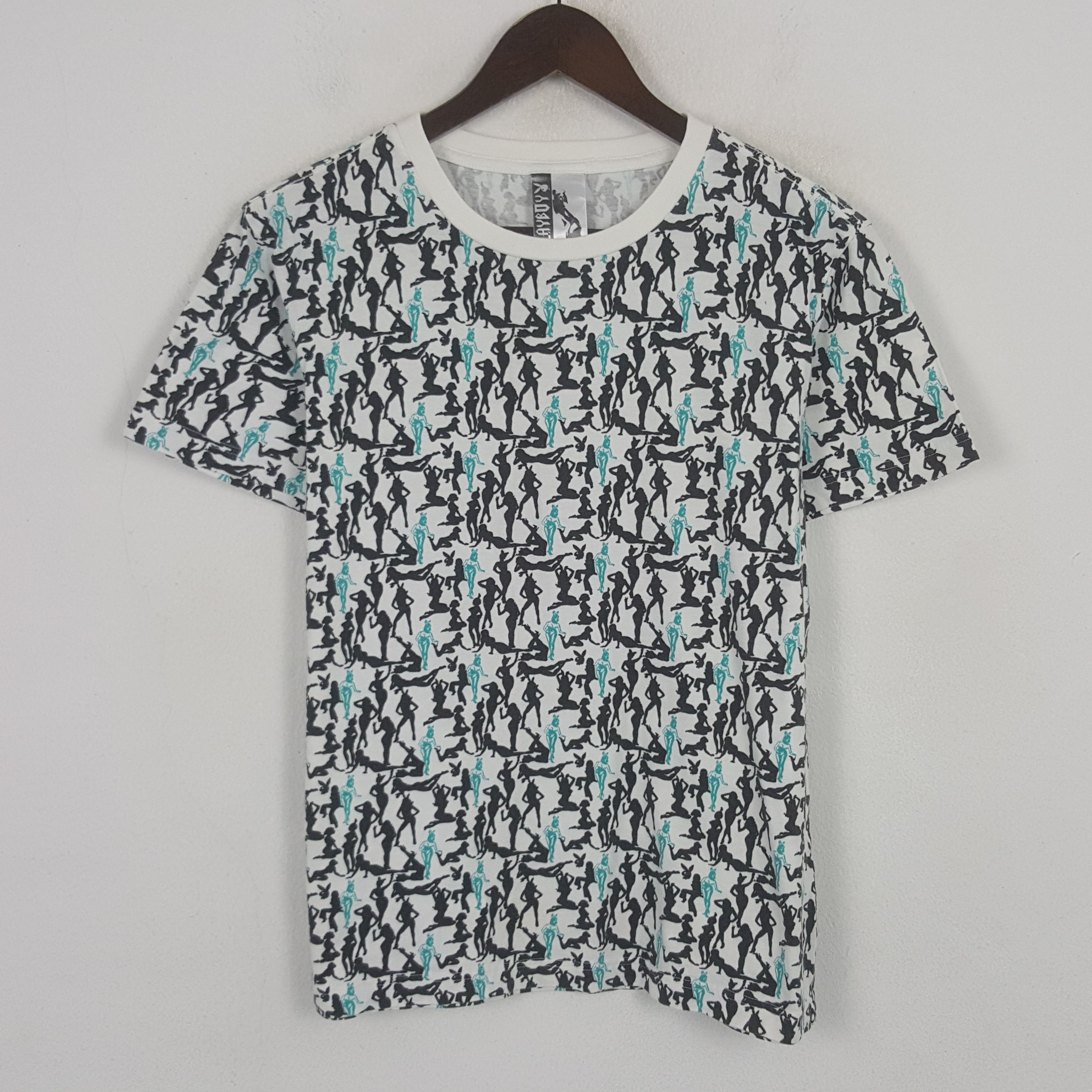 Playboy Vintage Playboy Overprinted Tshirt Size US M / EU 48-50 / 2 - 1 Thumbnail