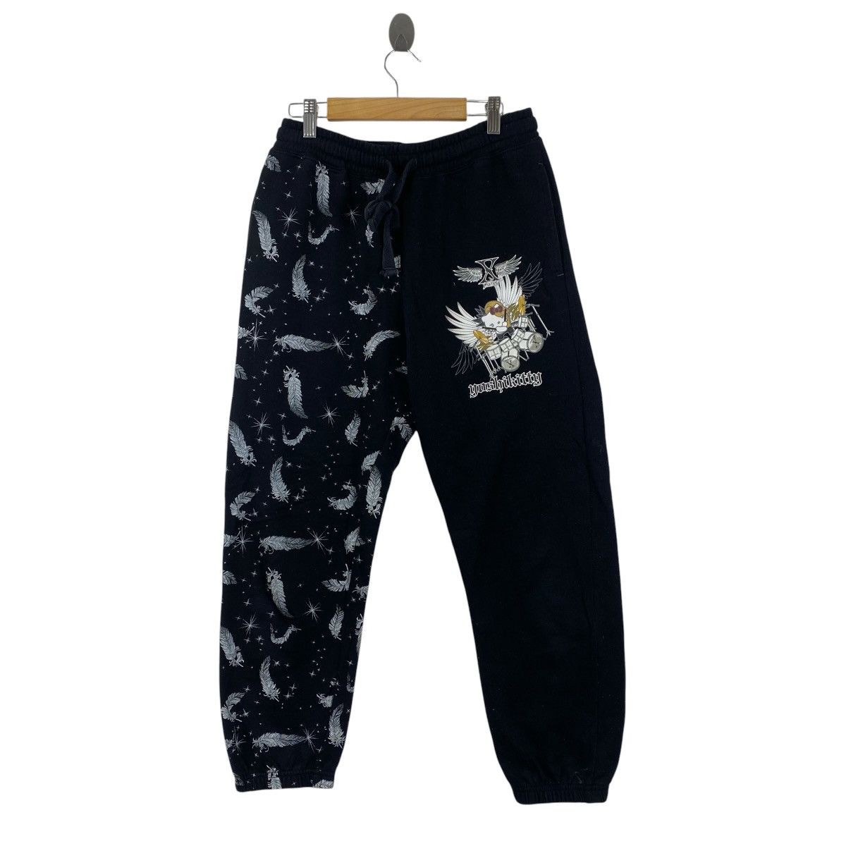 Japanese Brand Sanrio x Yoshikitty X Japan Drummer Sweatpants 2018 M Size US 32 / EU 48 - 1 Thumbnail