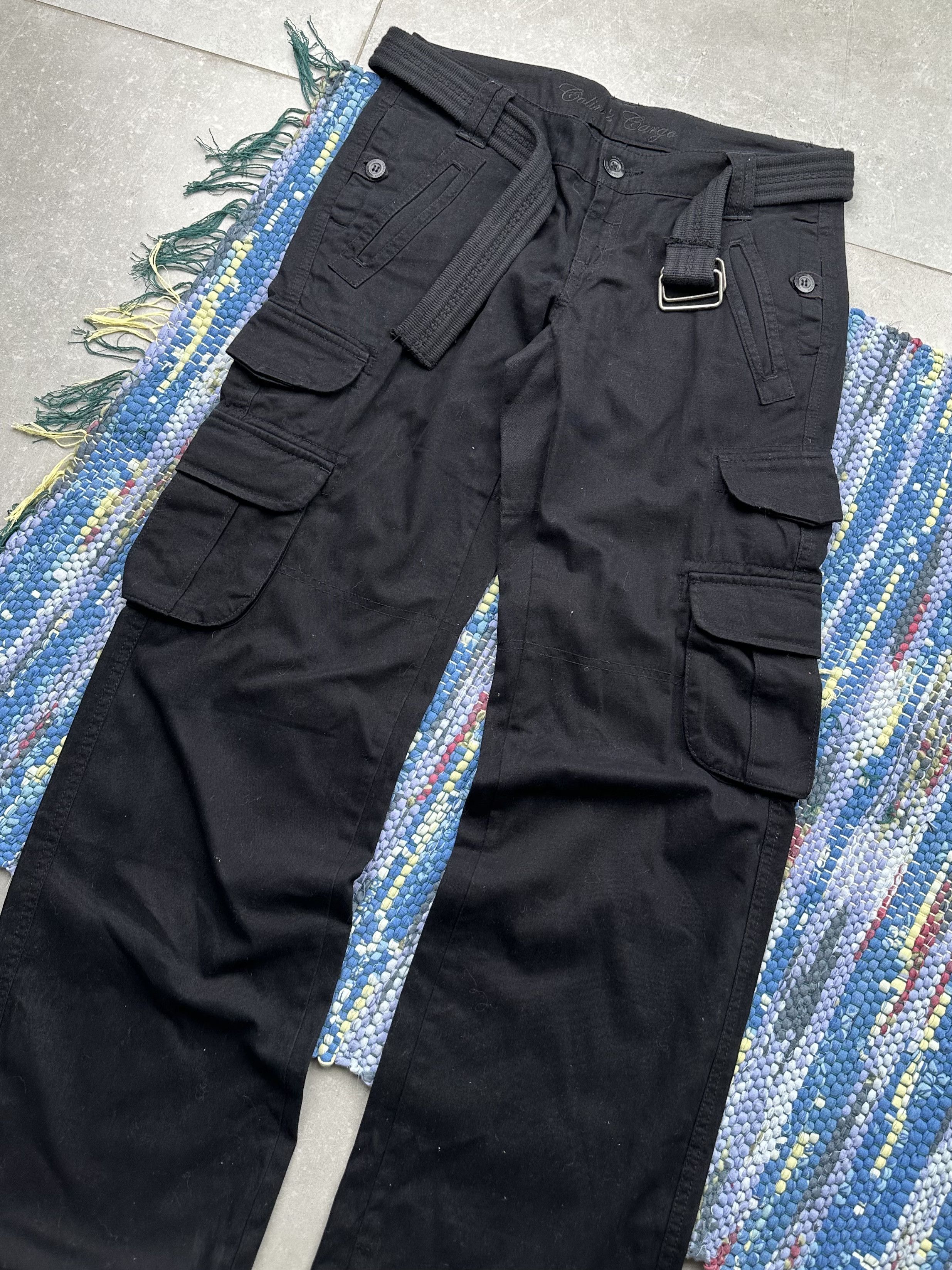 Vintage Vintage Cargo Pants With Belt Size US 30 / EU 46 - 2 Thumbnail