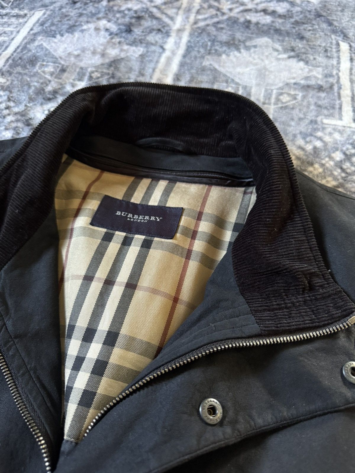 Burberry Burberry Black Suede Hunting Jacket Size US M / EU 48-50 / 2 - 5 Thumbnail