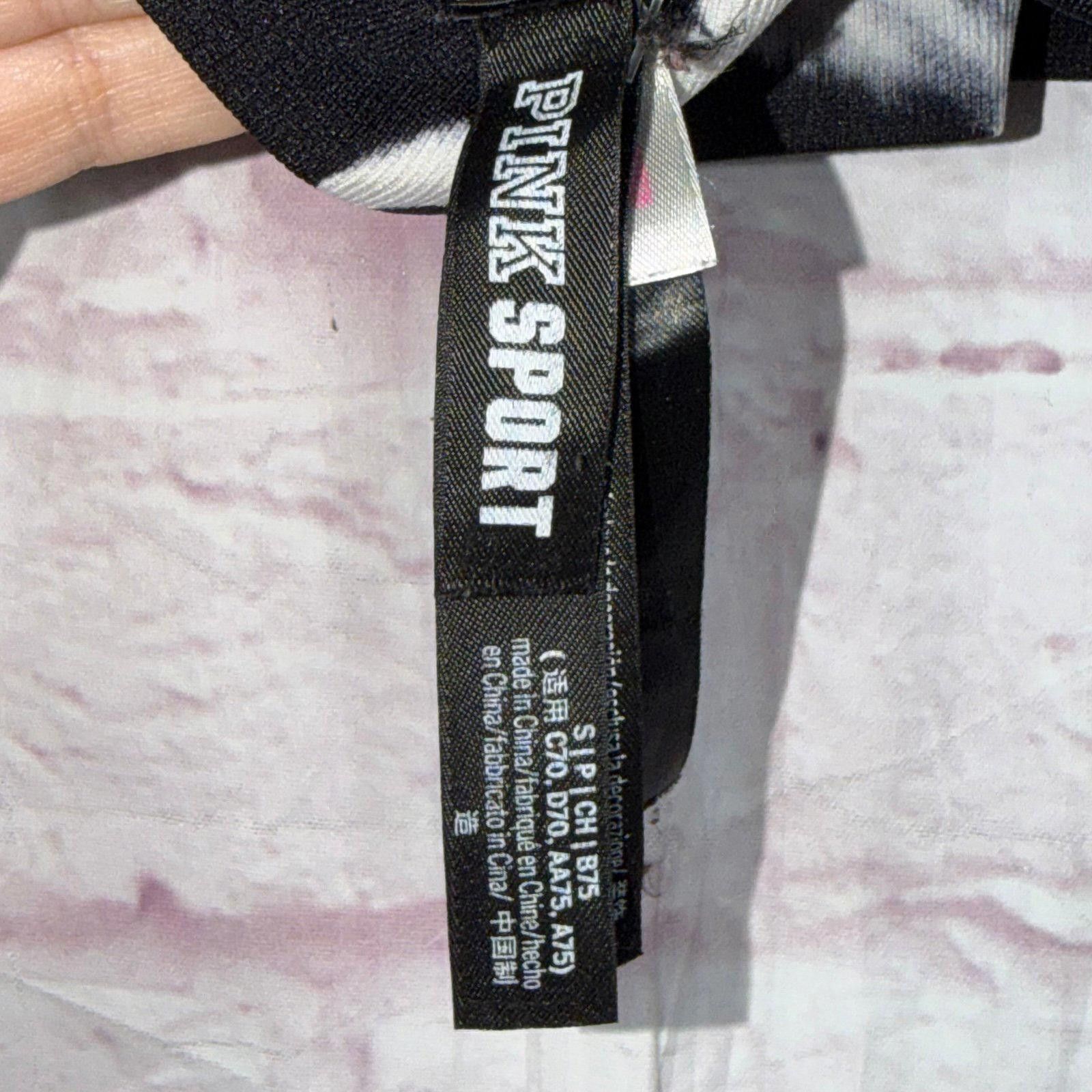 Pink PINK Small Tie-Dye Sports Bra Size ONE SIZE - 4 Thumbnail