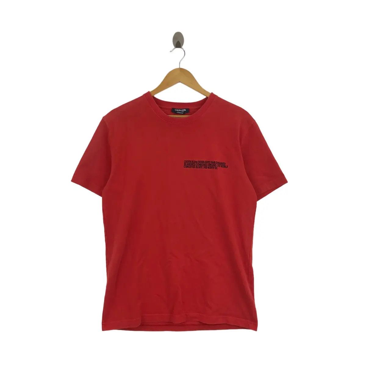 Calvin Klein × Raf Simons RAF SIMONS x Calvin Klein 205W39NYC Logo Baggy Tee Shirt Size US M / EU 48-50 / 2 - 1 Thumbnail