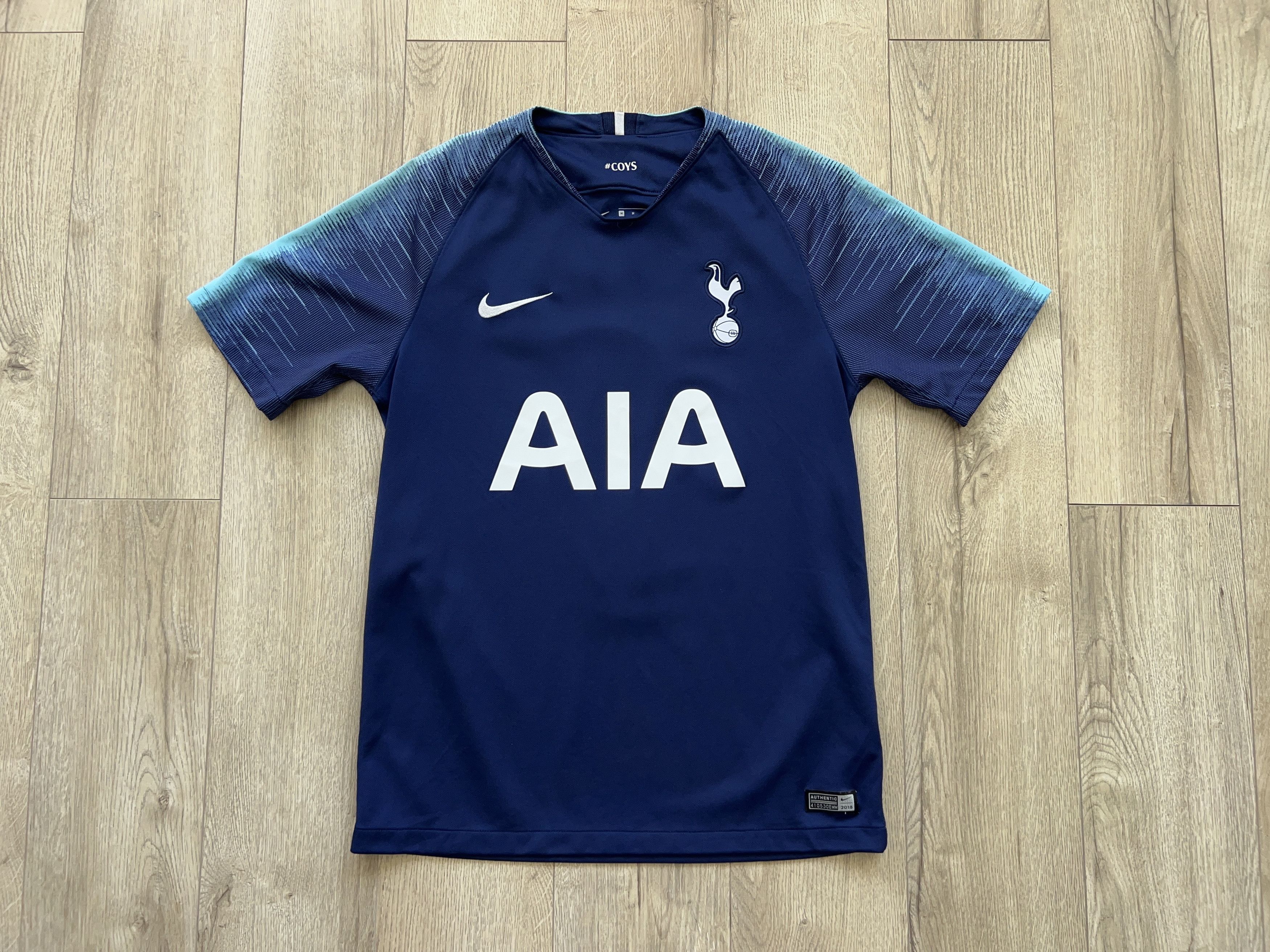 Nike Tottenham Hotspur 2018 2019 Away Football Soccer Shirt Size US M / EU 48-50 / 2 - 1 Thumbnail