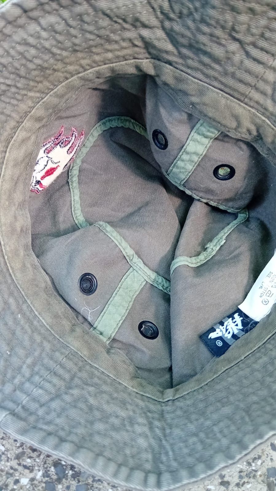 No Fear × Vintage No Fear Vintage Bucket Hat Fashion Hip Hop Fishermans Trap Size ONE SIZE - 3 Thumbnail