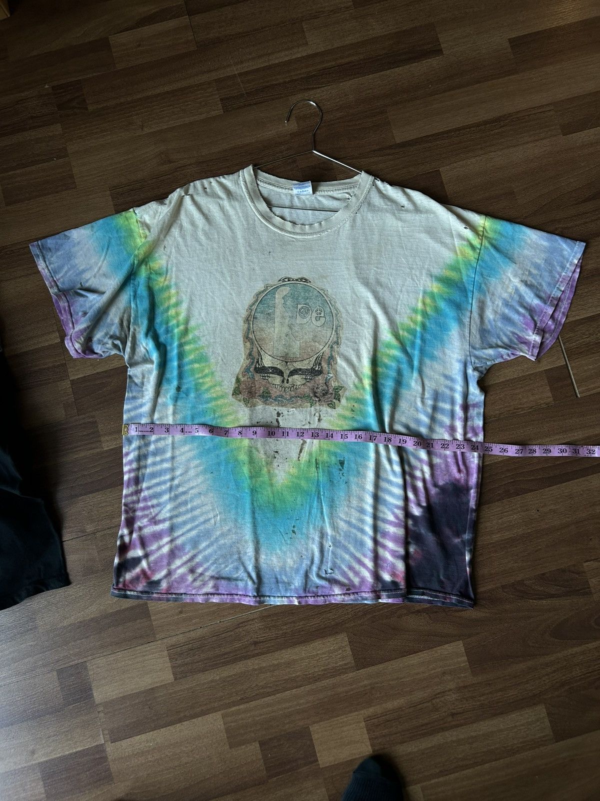 Band Tees Vintage Grateful Dead Delaware Thrashed Tee Shirt ERD Paly Size US XL / EU 56 / 4 - 11 Thumbnail