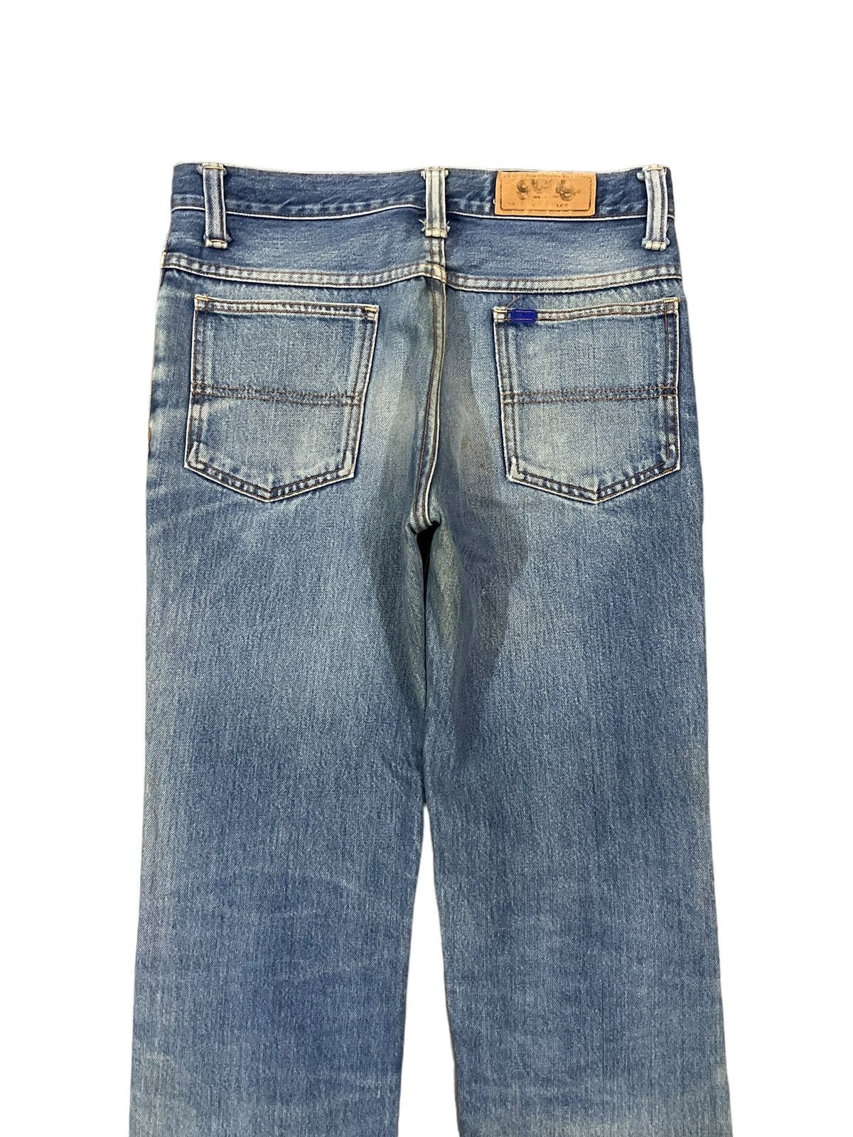 Kapital Vintage Japanese Brand Blue Wash Knee Patches Straight Jeans Size US 29 - 7 Thumbnail