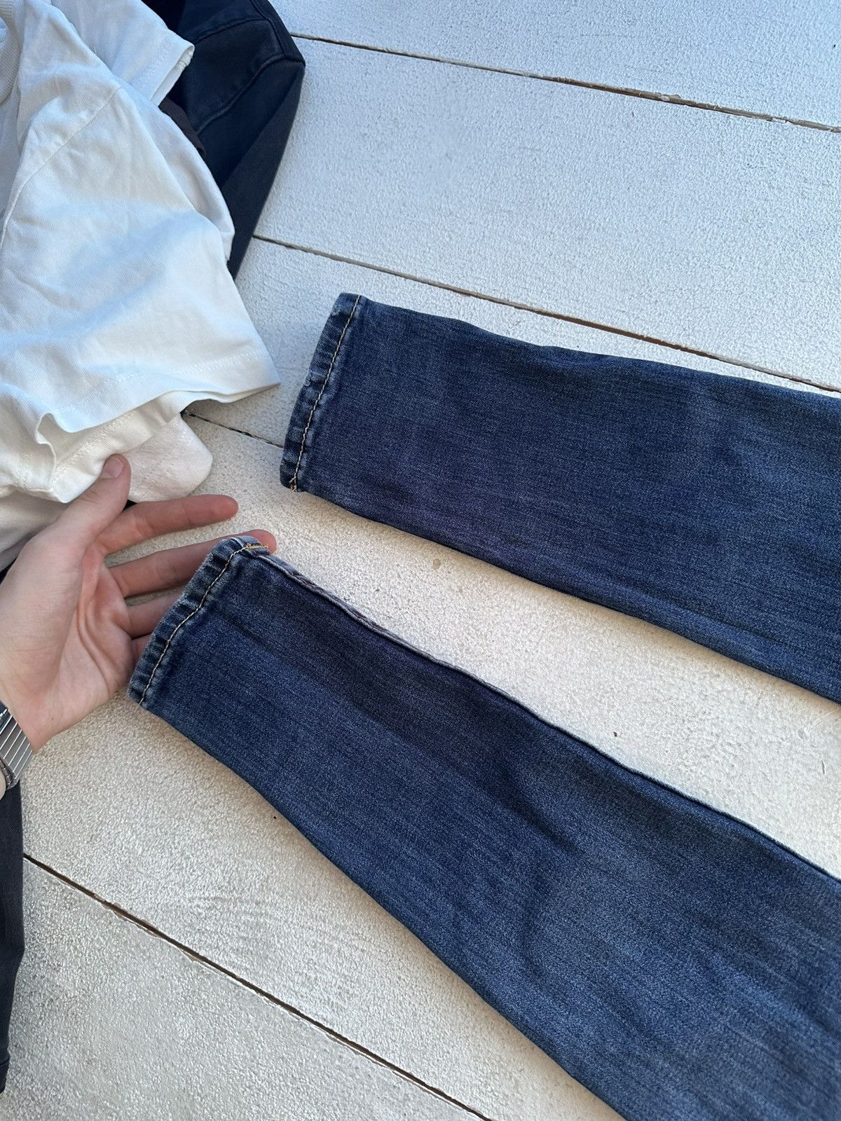 True Religion AVANT GARDE 🚨 TRUE RELIGION BLUE WOMEN PANTS WITH LOGO Size 24" / US 00 / IT 34 - 4 Thumbnail