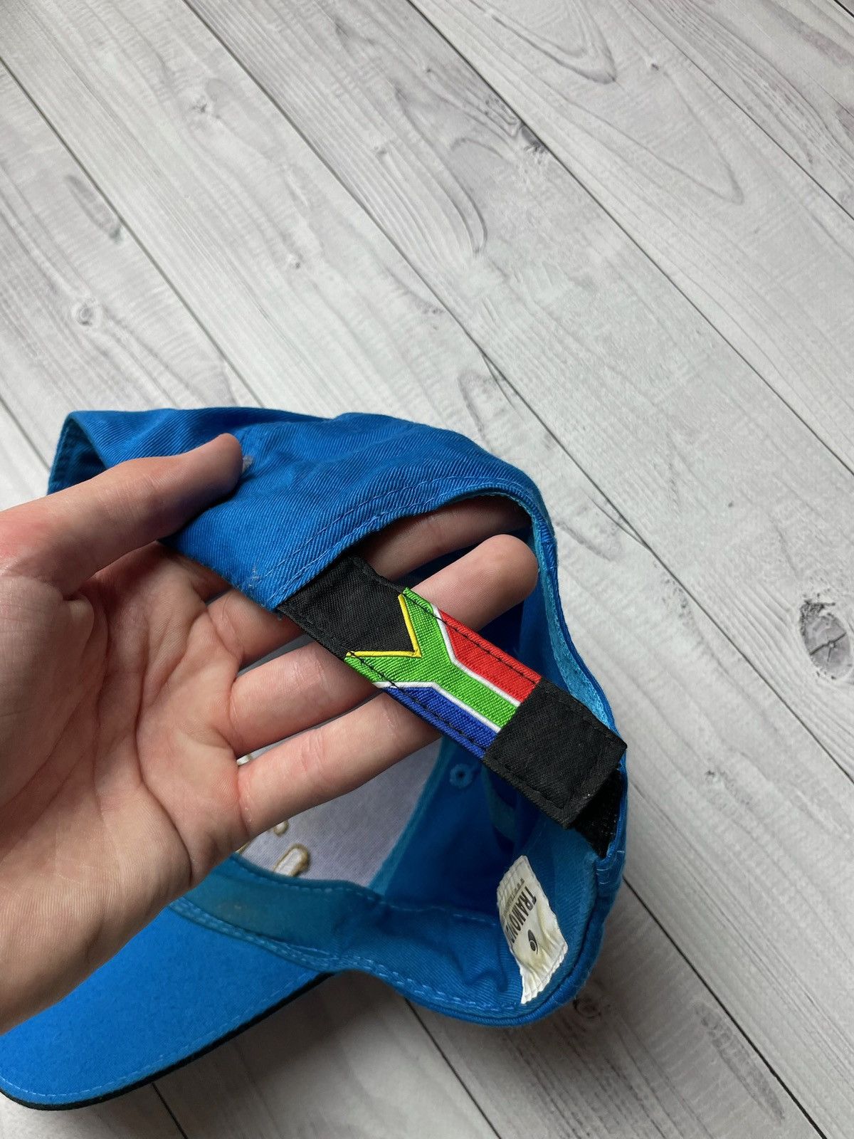 Vintage Vintage Soccer cap Italia big logo blue Italy Size ONE SIZE - 2 Thumbnail