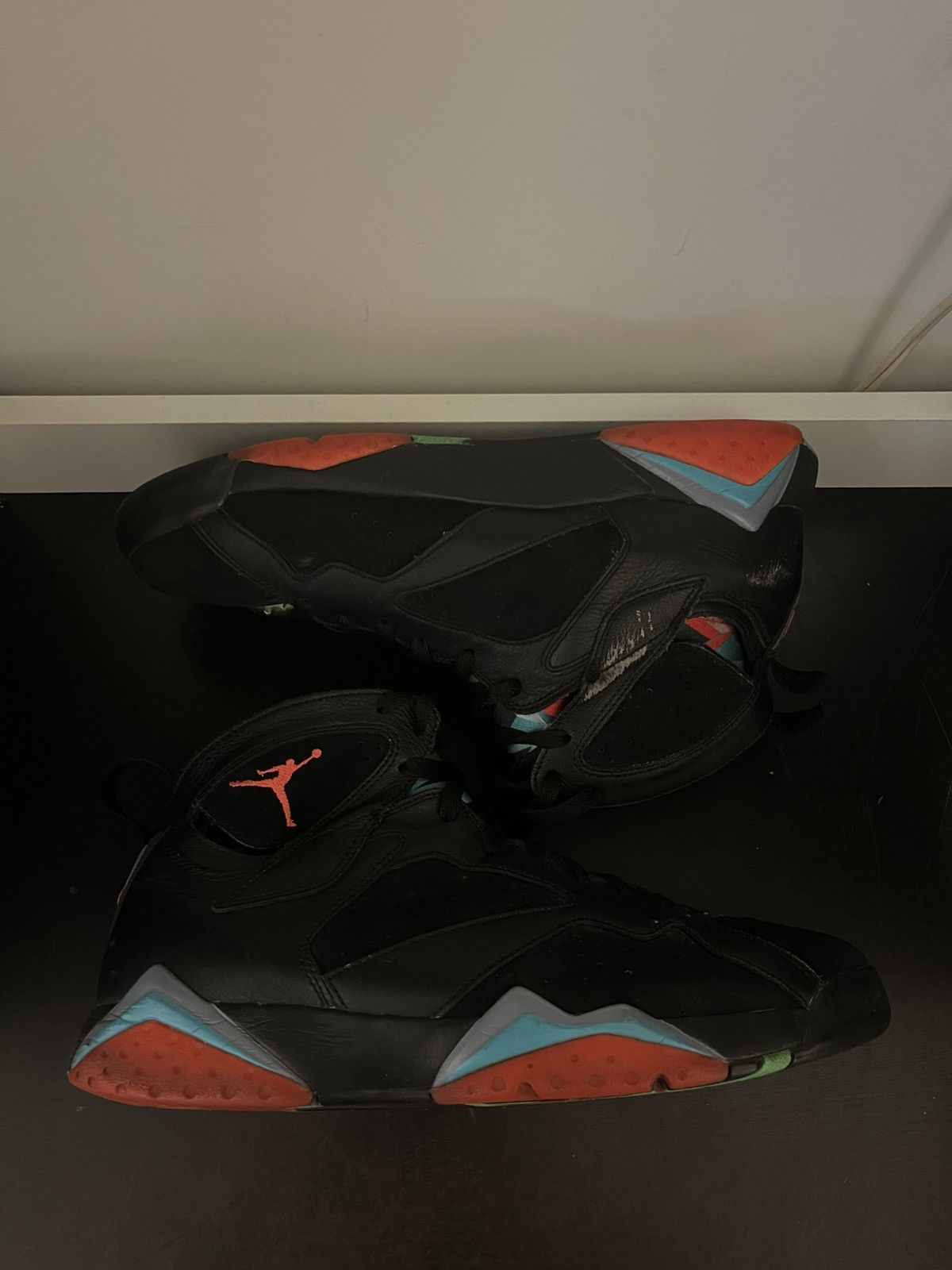 Jordan Brand Air Jordan 7 Retro Barcelona Nights Men’s 10.5 705350-007 Size US 10.5 / EU 43-44 - 3 Thumbnail
