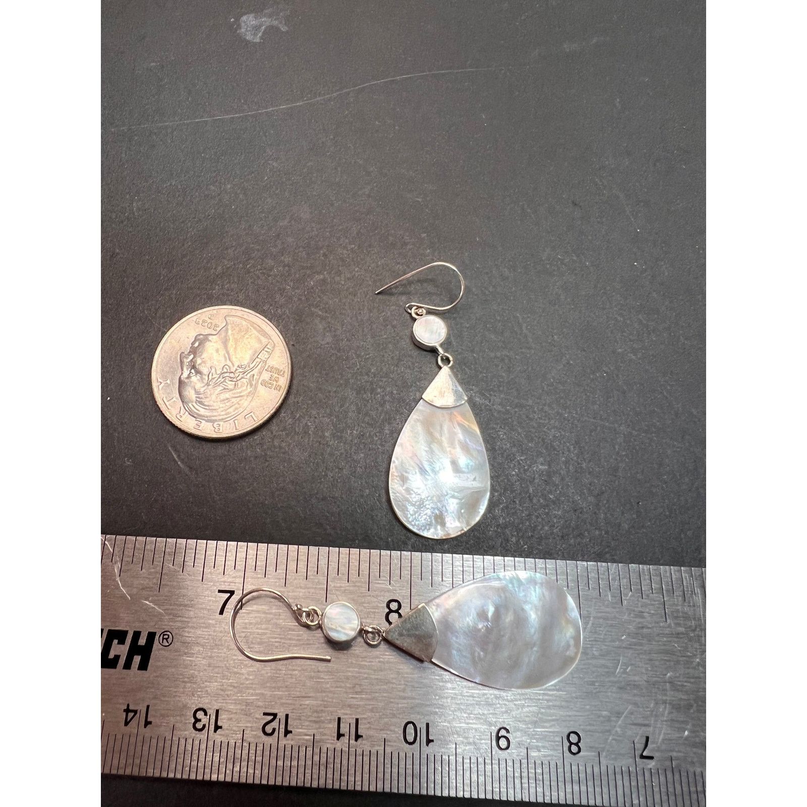 Other Mother of pearl sterling silver dangle earrings Size ONE SIZE - 6 Thumbnail