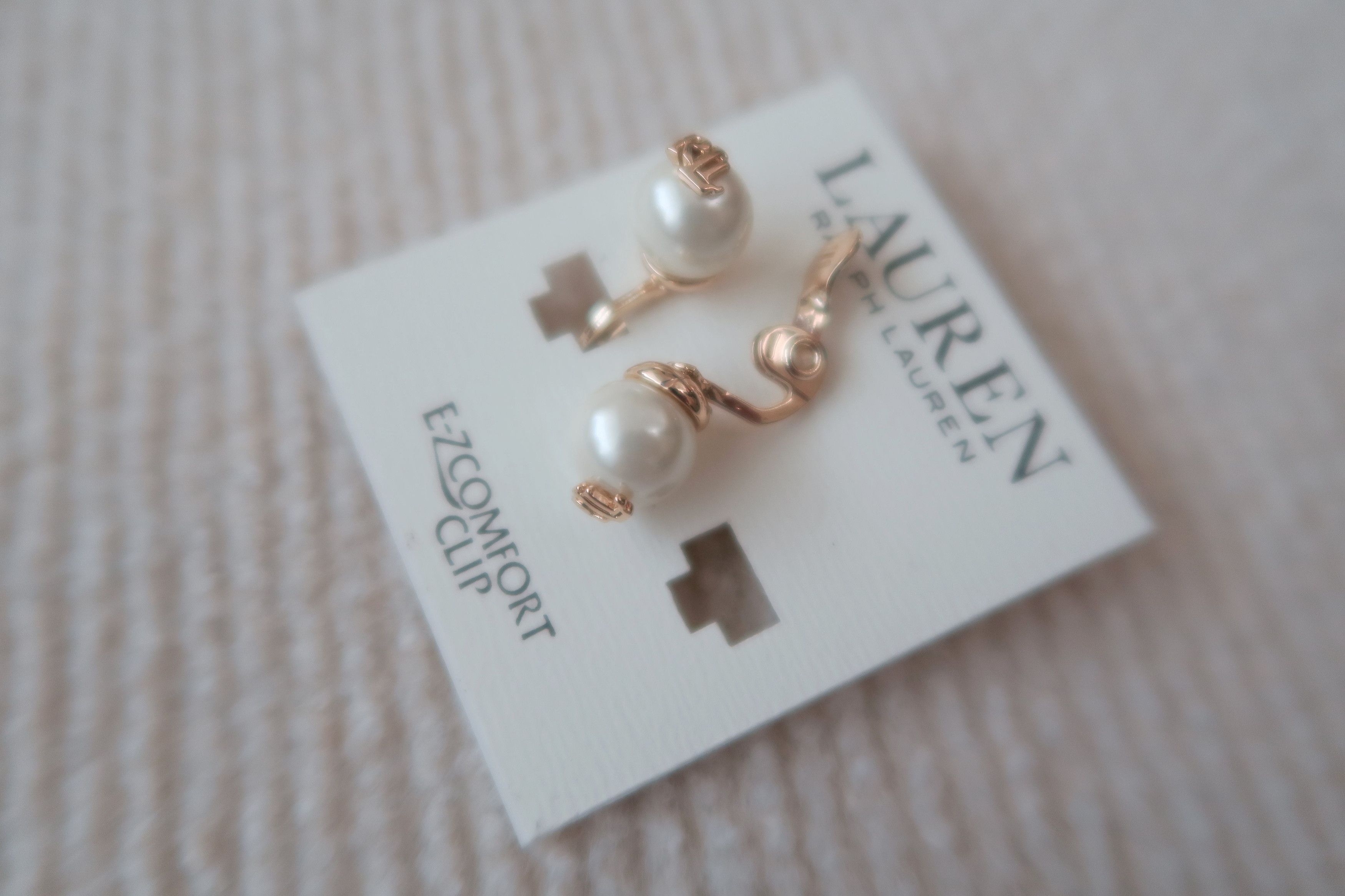 Ralph Lauren Ralph Lauren RL Pearl Clip-On Earrings Size ONE SIZE - 4 Thumbnail
