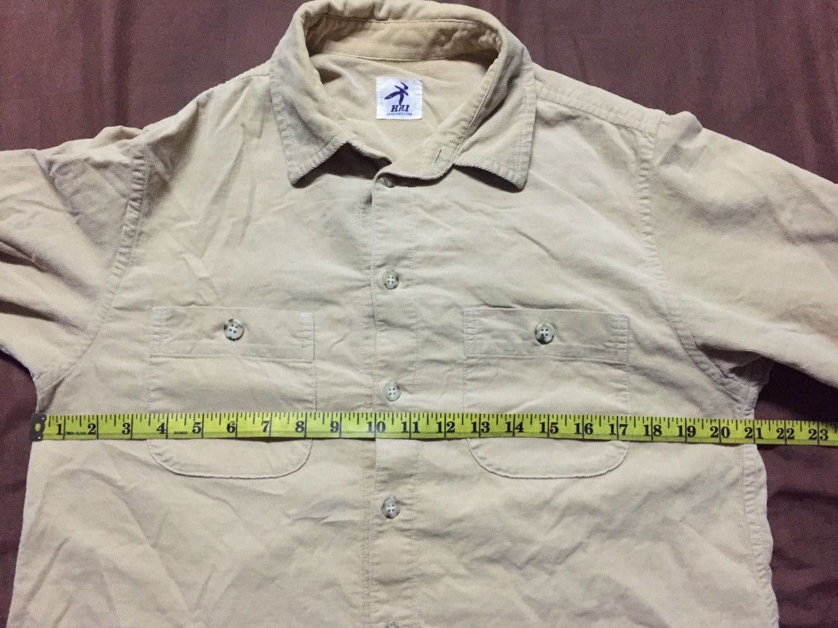 Hai Sporting Gear × Issey Miyake Hai Sporting Gear Corduroy Button Up Beige Shirt Size US M / EU 48-50 / 2 - 5 Thumbnail