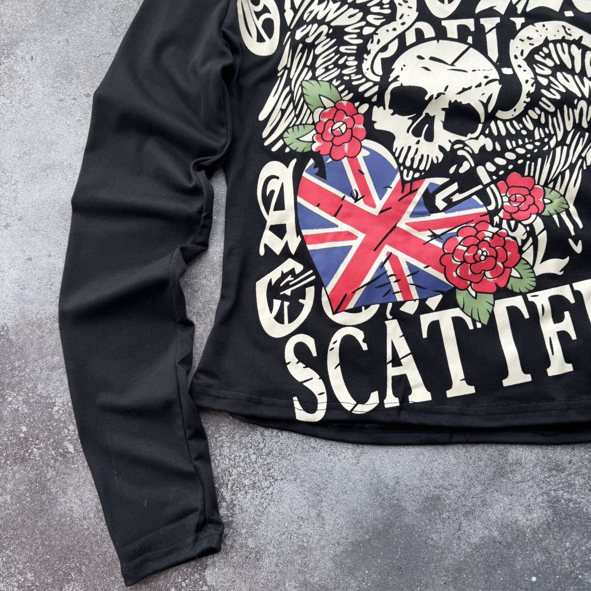 Hysteric Glamour Y2K Goth Punk Vintage Long Sleeve Top Size M / US 6-8 / IT 42-44 - 5 Thumbnail