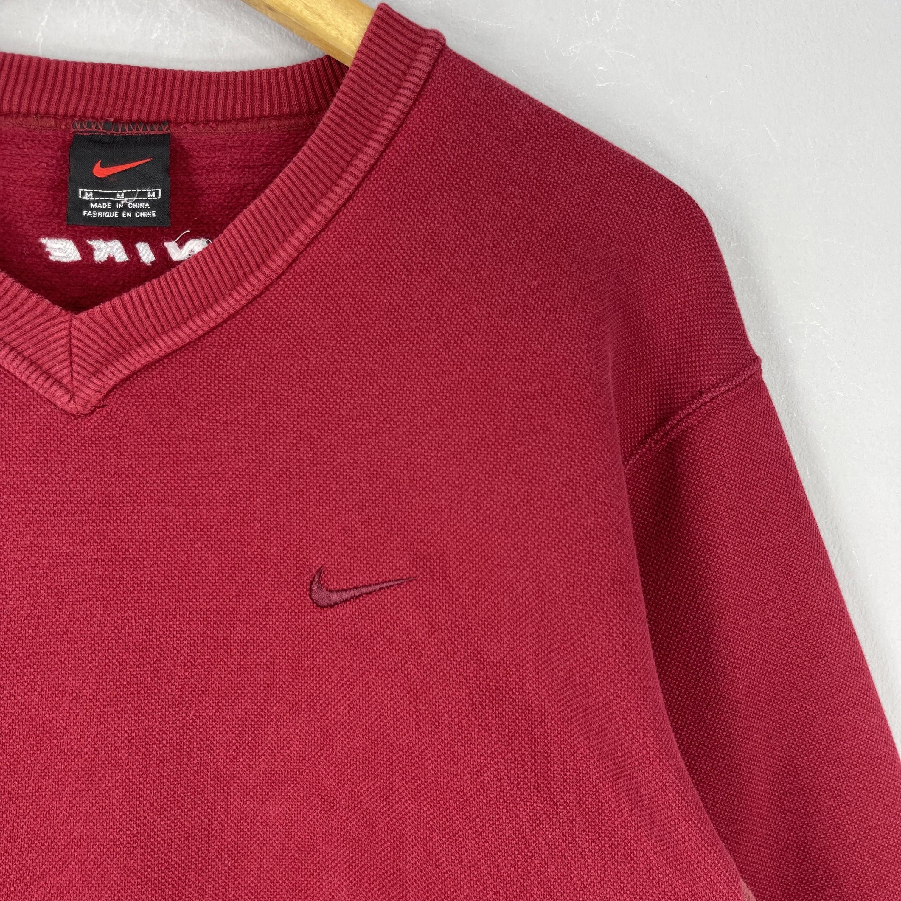 Nike Vintage NIKE Swoosh Small Logo Embroidery Sweatshirt Size US M / EU 48-50 / 2 - 2 Thumbnail