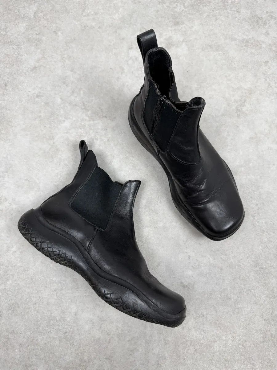 Prada AW1999 Prada Black Leather Vibram Sole Boots Size US 10 / EU 43 - 5 Thumbnail