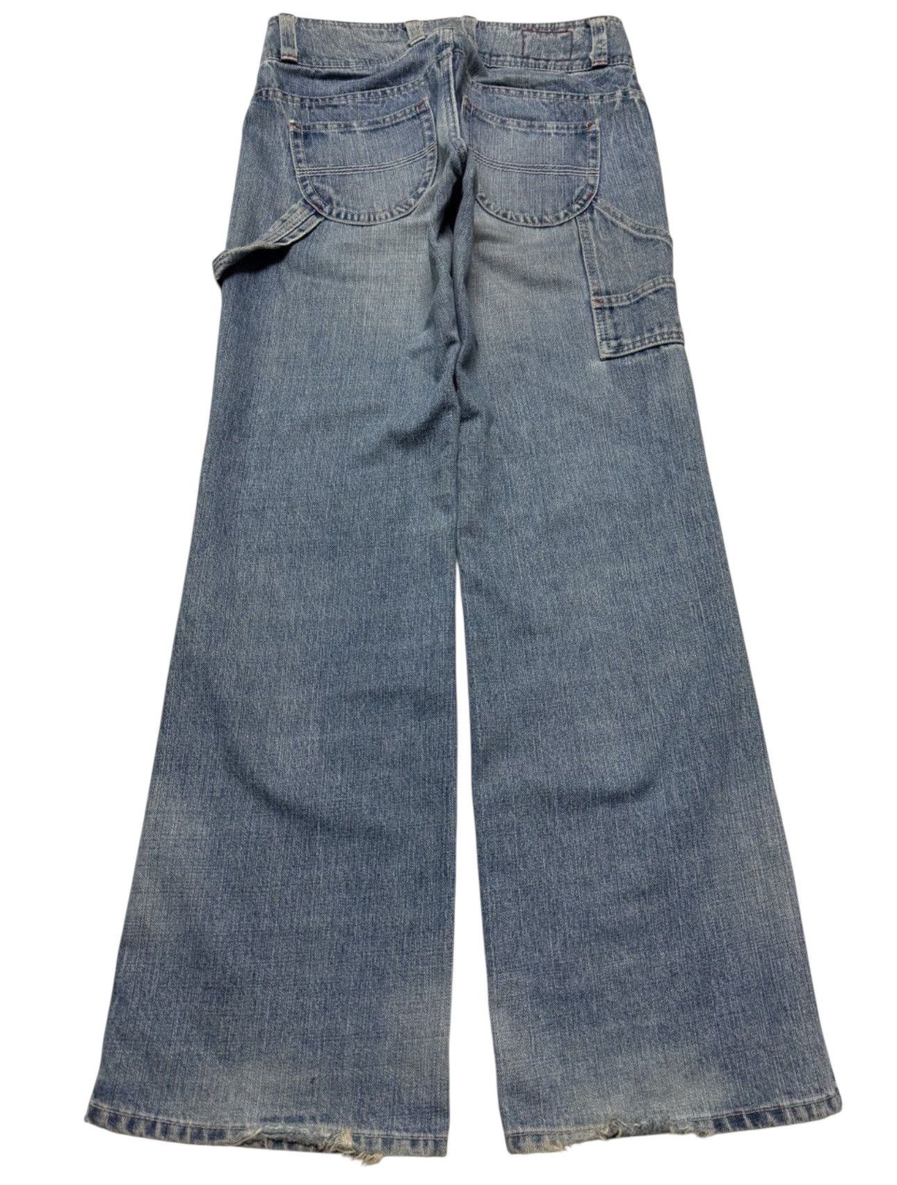 Japanese Brand 💥Sick💥90s style Japanese Mudwash Carpenter Pants Baggy Flare Size US 28 / EU 44 - 1 Thumbnail