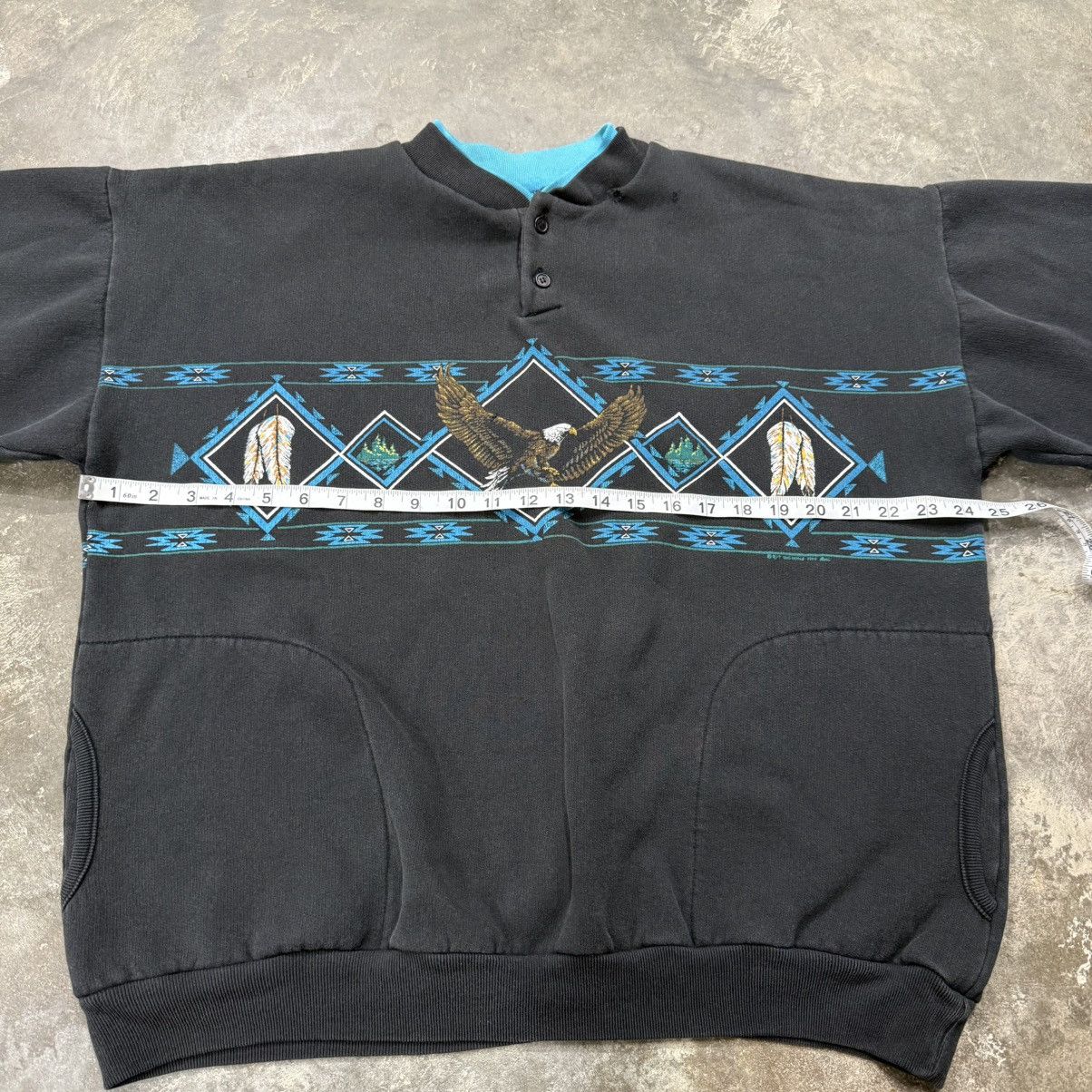 Vintage 90s Art Unlimited Eagle Sweatshirt USA XL Size US XL / EU 56 / 4 - 6 Thumbnail