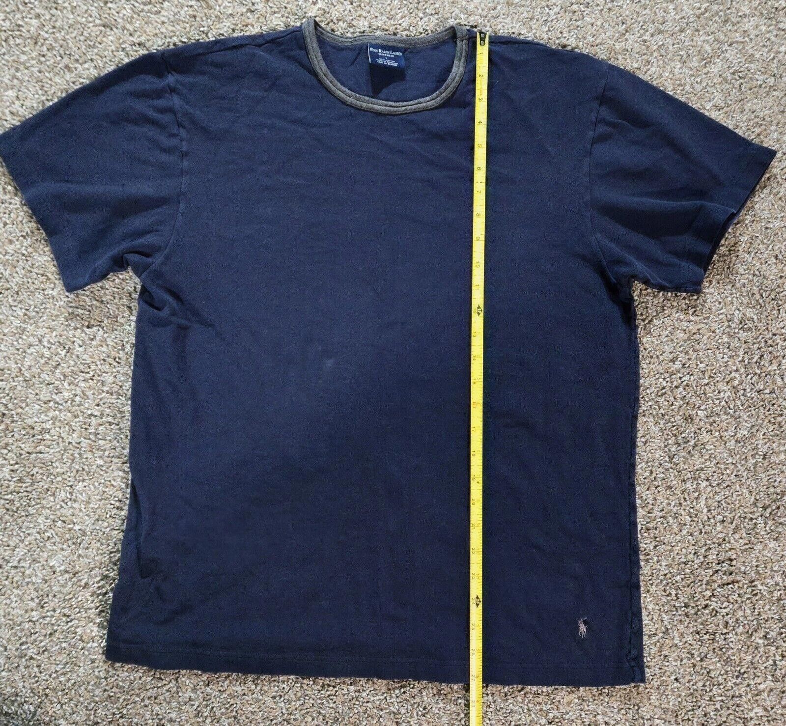 Polo Ralph Lauren Navy Polo Ralph Lauren Sleepwear T Shirt Size Large Cotton Size US L / EU 52-54 / 3 - 4 Thumbnail
