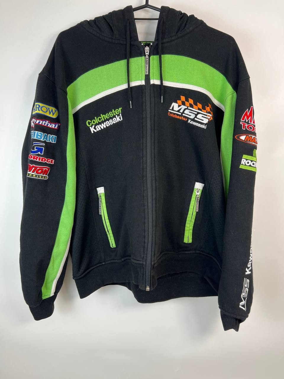 Other Kawasaki Racing Team Japanese Moto Racing Fleece Jacket Sz M Size US XS / EU 42 / 0 - 1 Thumbnail
