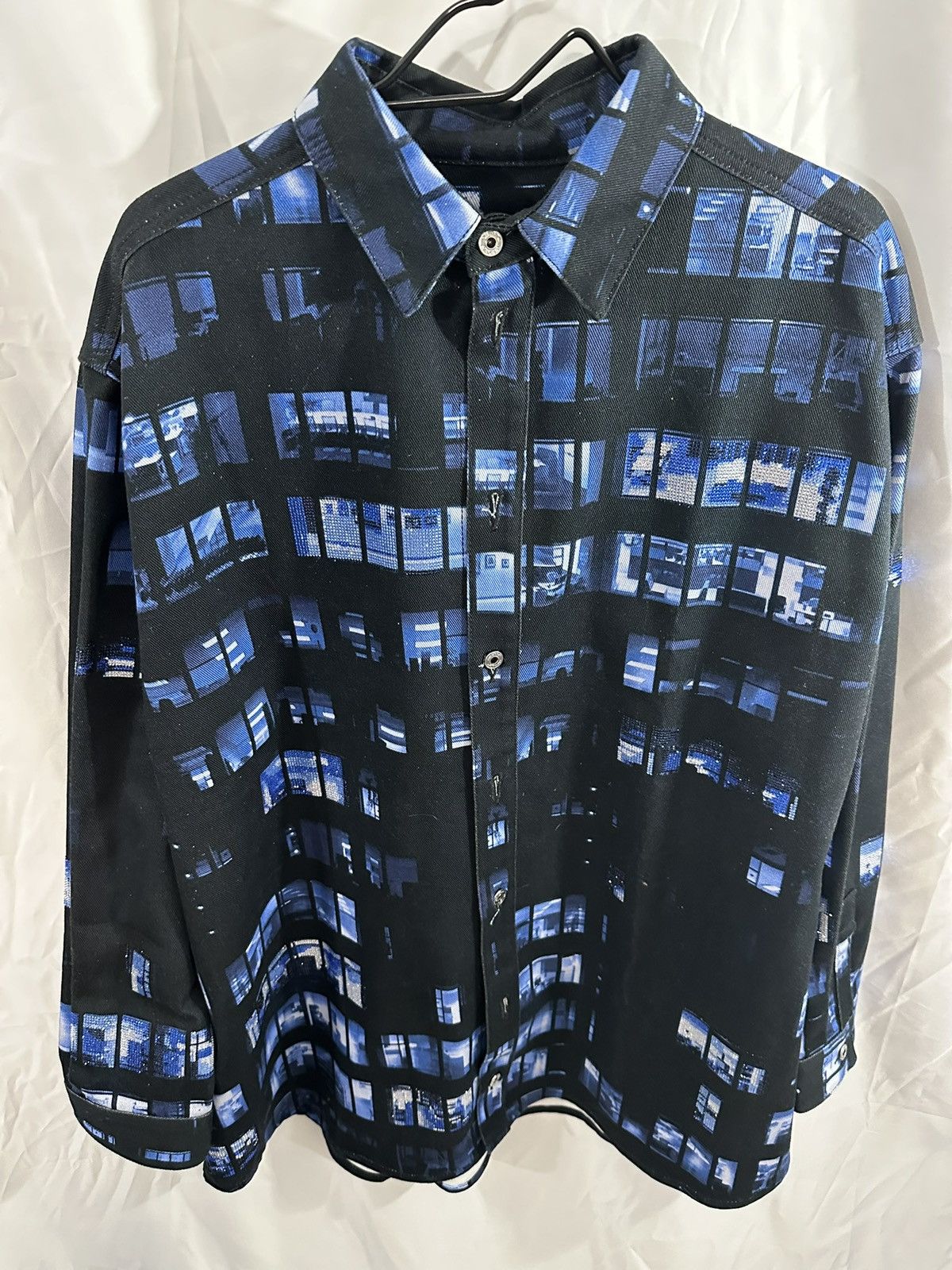 Off-White Off White Denim Windows Shirt Size US M / EU 48-50 / 2 - 3 Thumbnail