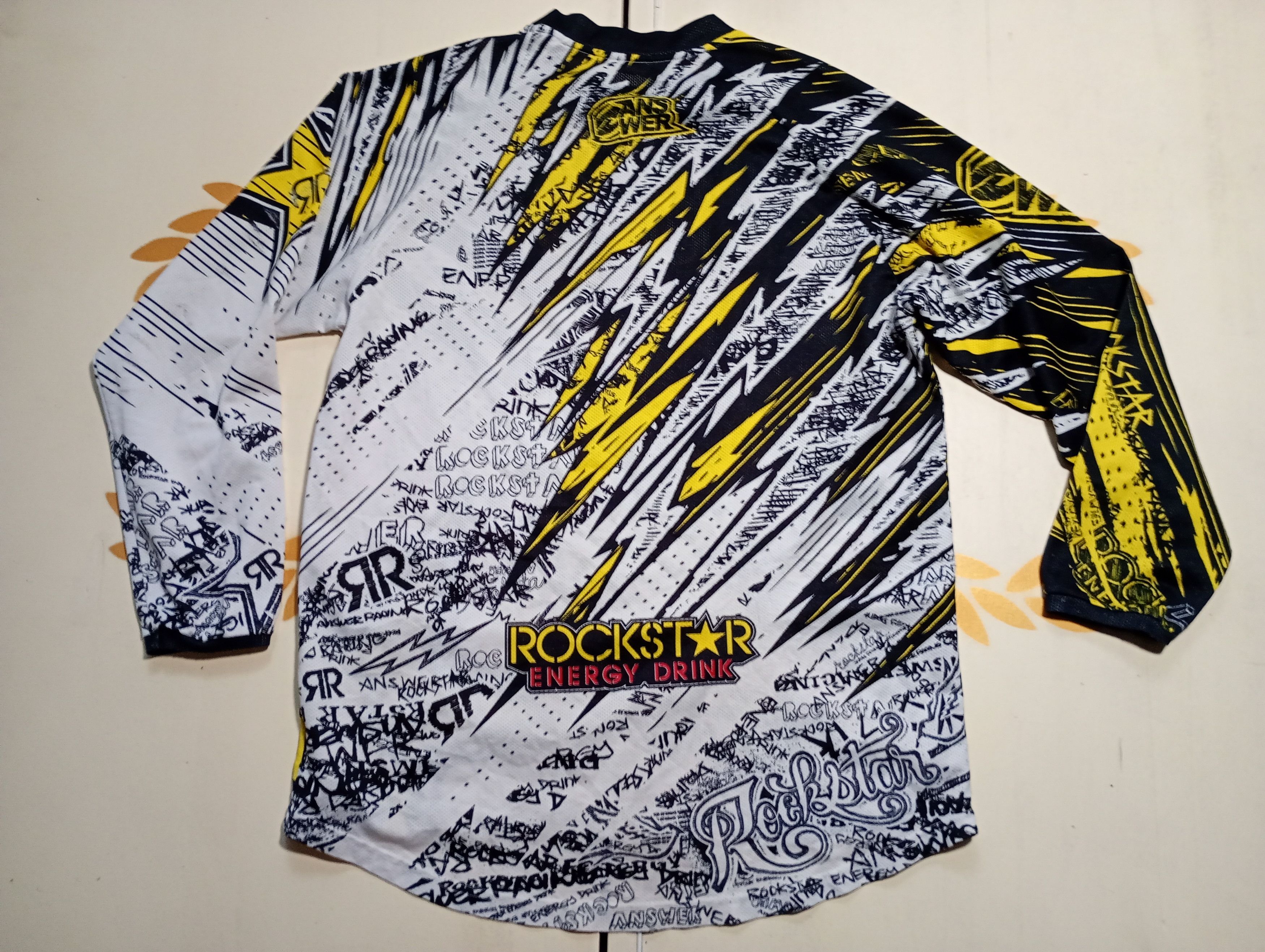 Vintage Answer Racing x Rockstar Motocross Jersey Y2k Size US M / EU 48-50 / 2 - 9 Thumbnail