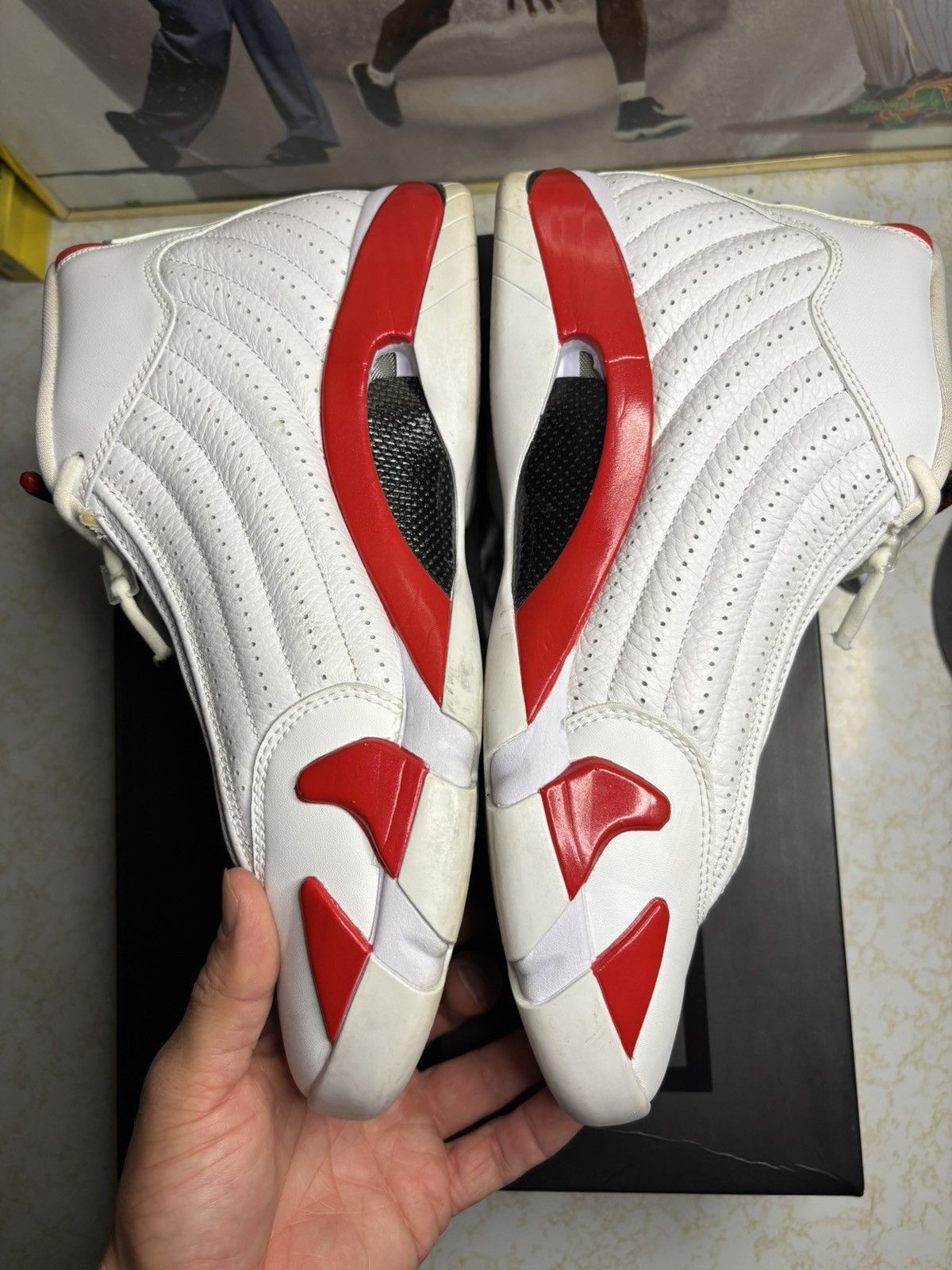 Jordan Brand Jordan Retro 14 ‘candy cane’ Size US 10.5 / EU 43-44 - 3 Thumbnail
