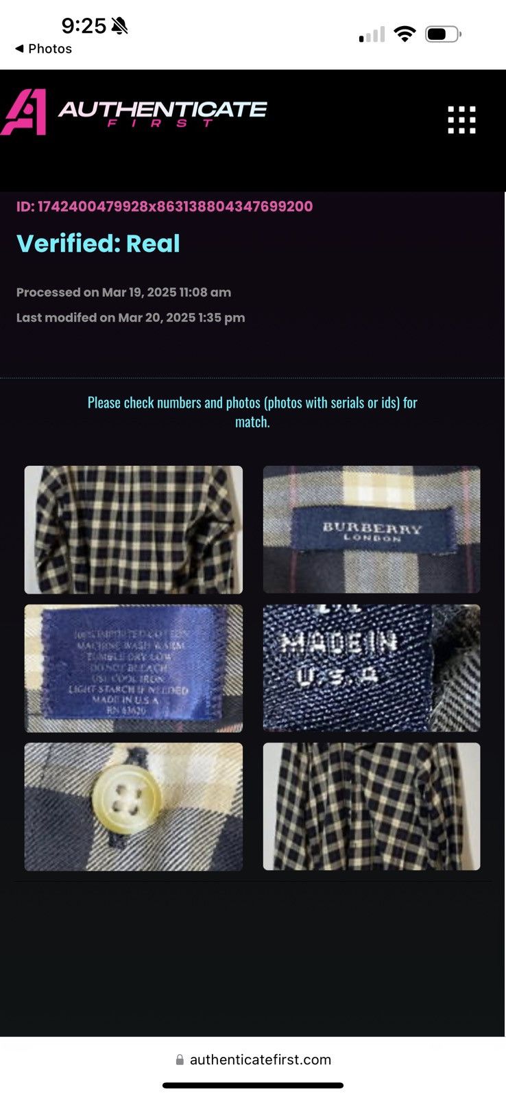 Burberry Burberry London Long Sleeves Button up Plaid Pocket Size US M / EU 48-50 / 2 - 7 Thumbnail