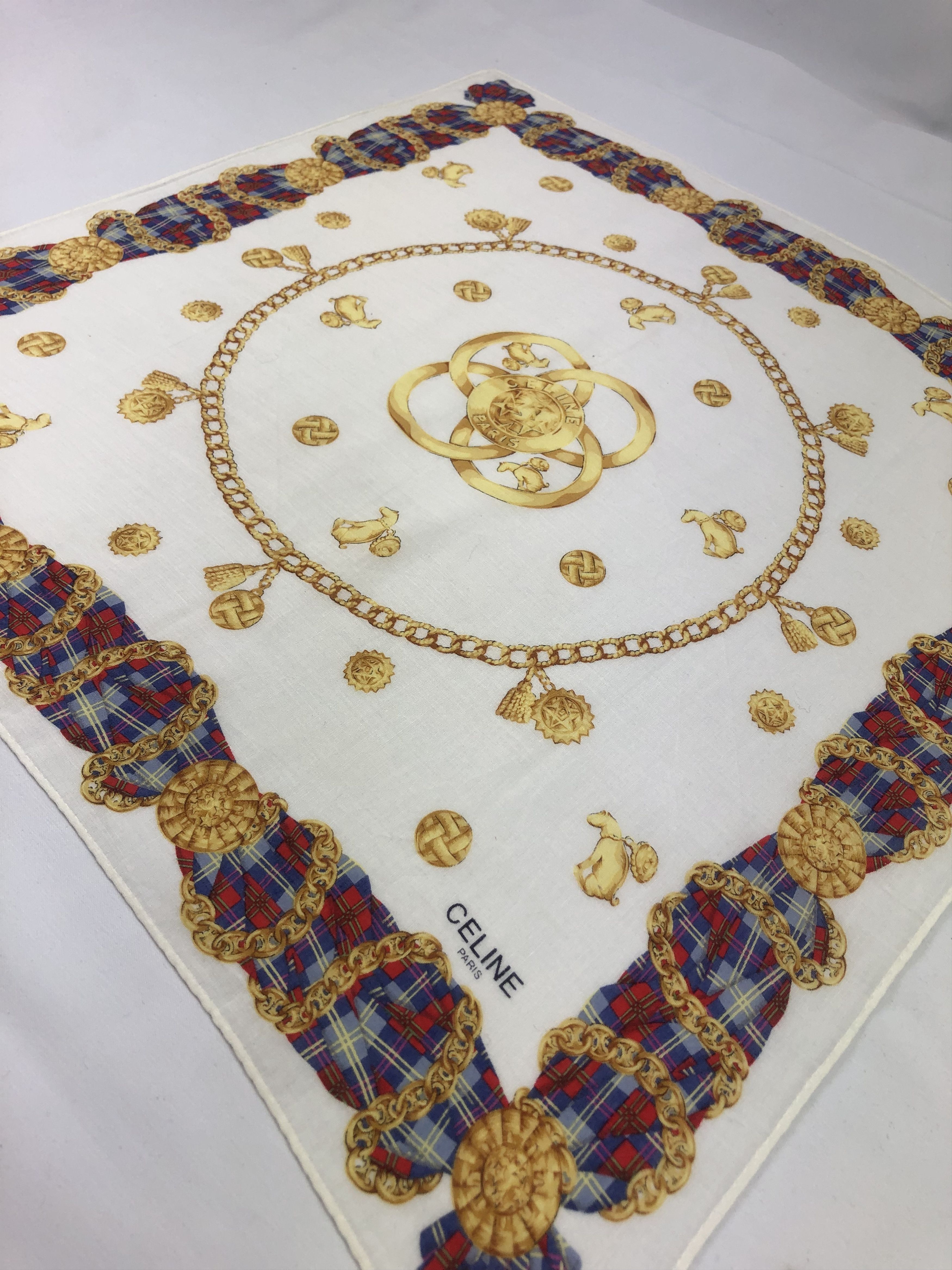 Celine Celine Handkerchief / Bandana / Neckerchief Size ONE SIZE - 4 Thumbnail