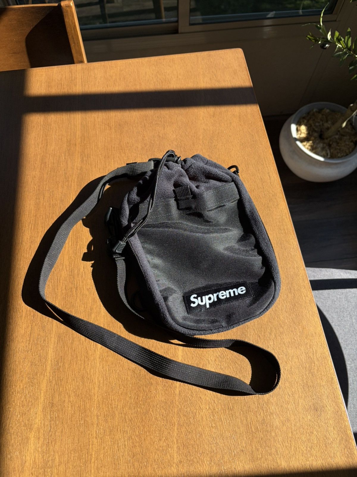 Supreme Supreme Polartec Sling Bag FW24 Black | Grailed