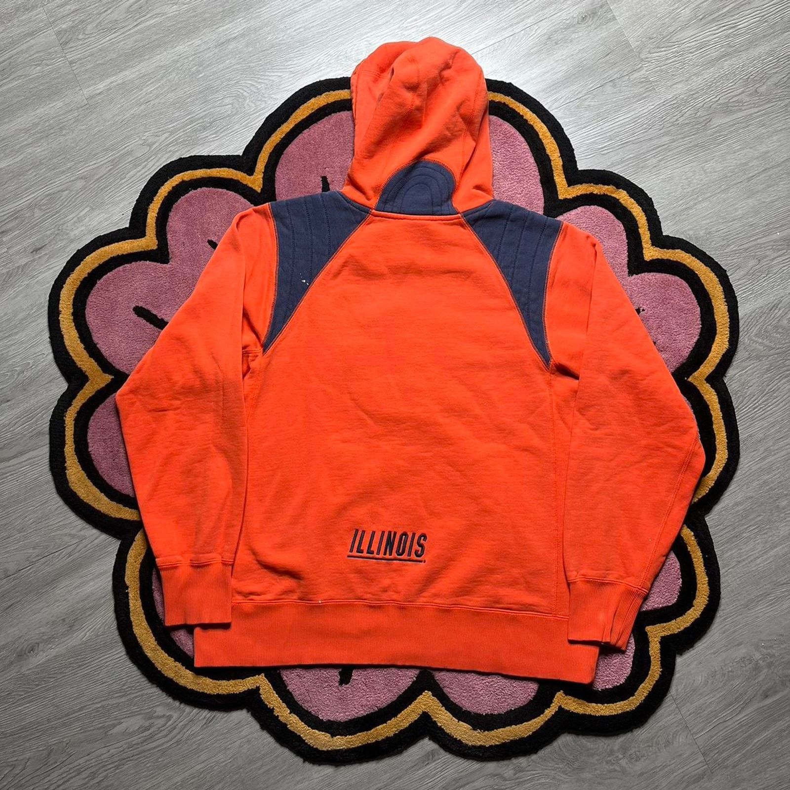 NCAA × Nike Nike Illinois University Center Swoosh Pullover Hoodie Small Size US S / EU 44-46 / 1 - 7 Thumbnail