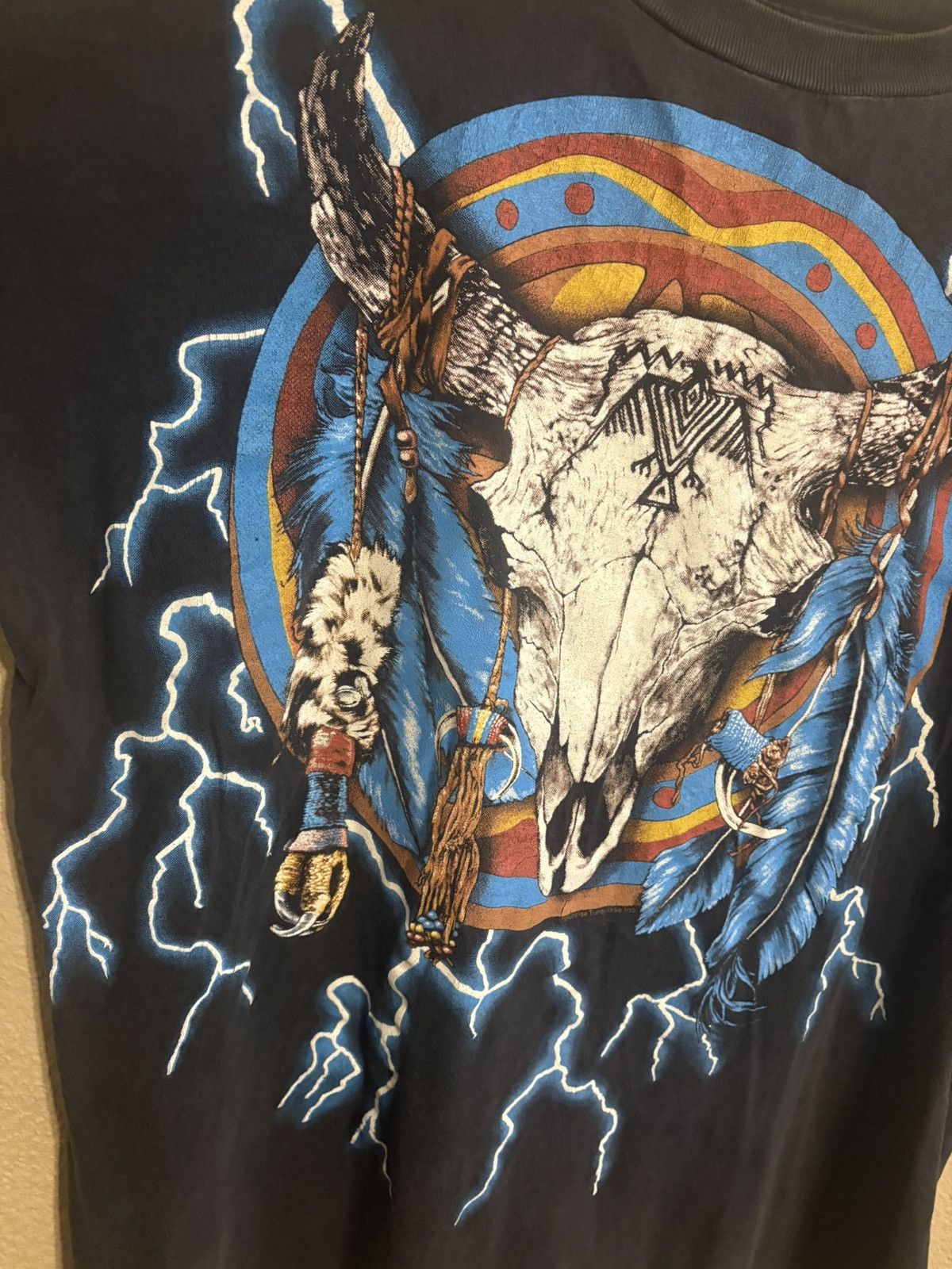 Other Vintage American Thunder Shirt Eagle Indian Print Size US XXL / EU 58 / 5 - 4 Thumbnail