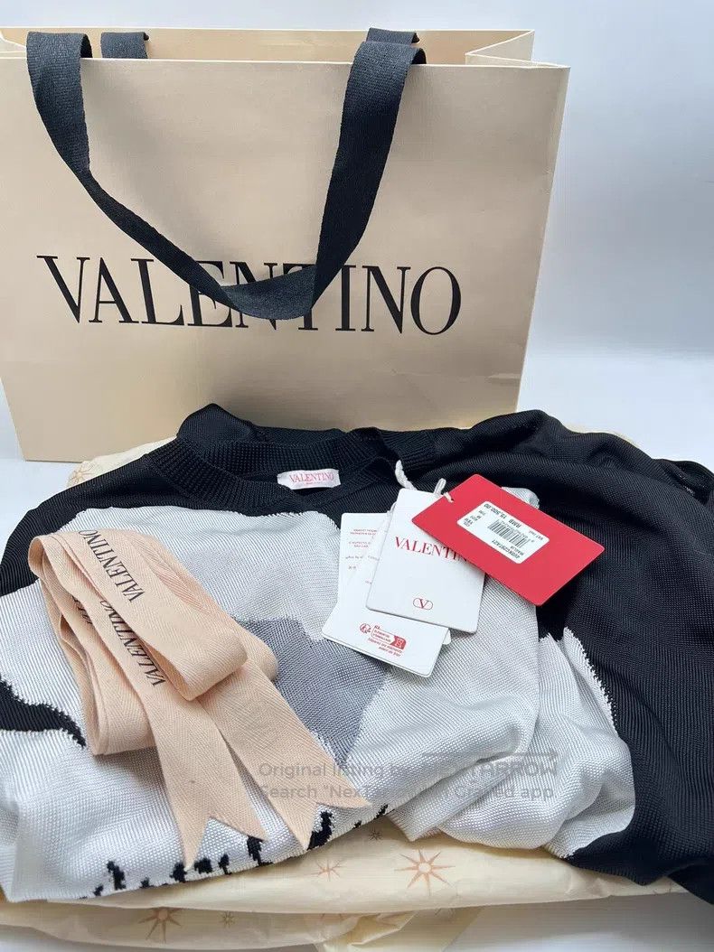 Valentino Valentino Floral print crewneck loose sweater Size M / US 6-8 / IT 42-44 - 4 Thumbnail
