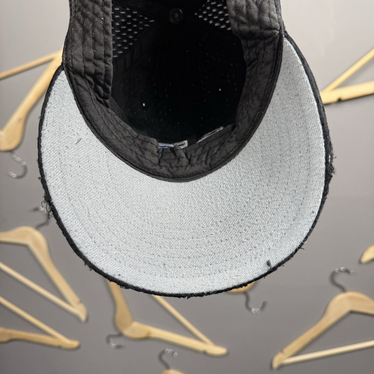 Nike × Vintage Vintage 90s Nike Distressed Cap Size 32 - 6 Thumbnail