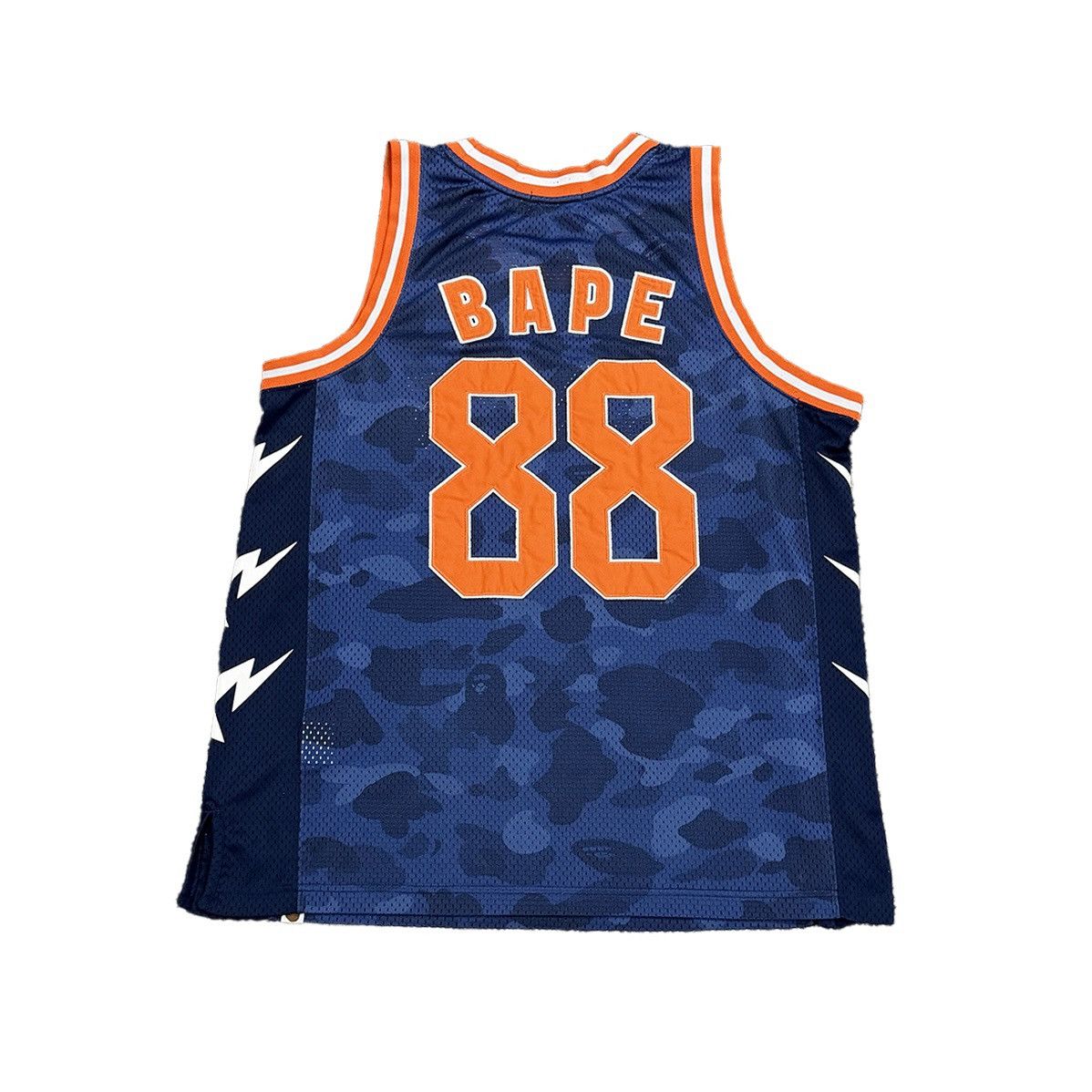 Bape BAPE basketball jersey blue camo Size US XL / EU 56 / 4 - 2 Thumbnail