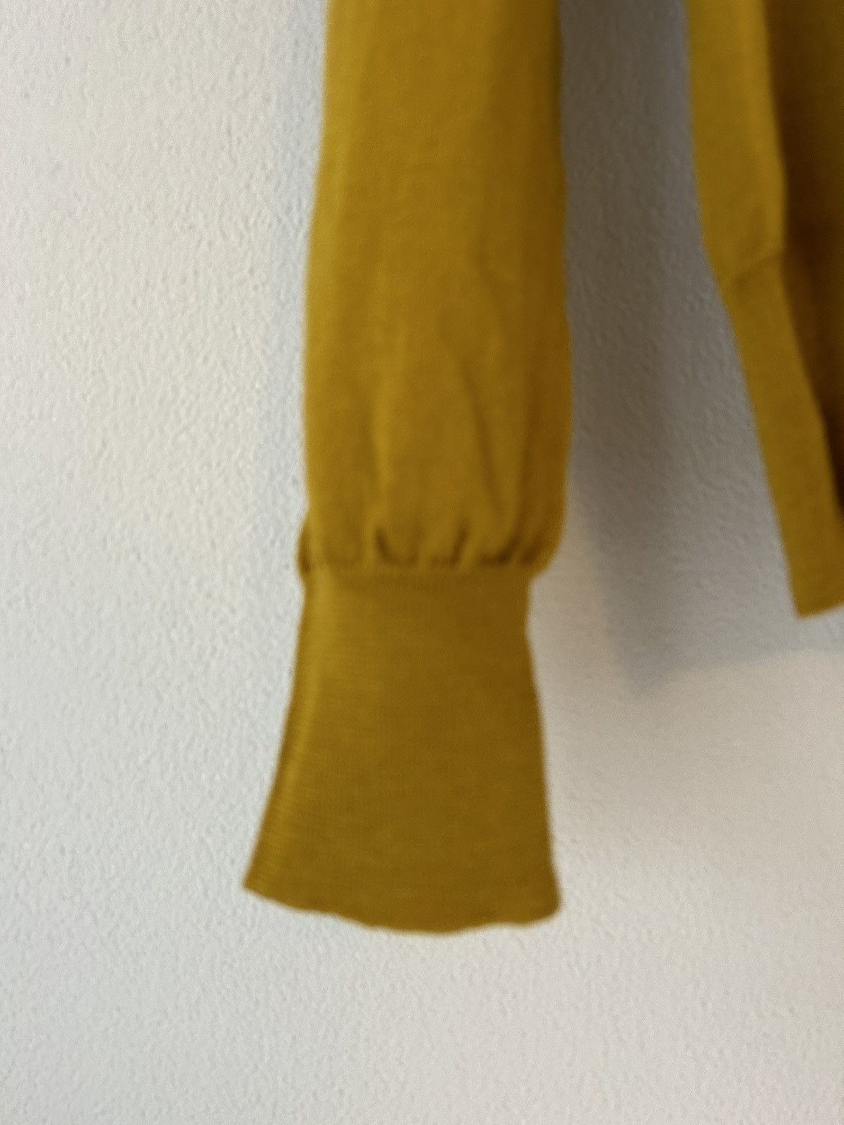 Maison Margiela Mustard Yellow Wool/Cotton Blend Turtleneck Sweater Size US M / EU 48-50 / 2 - 7 Thumbnail