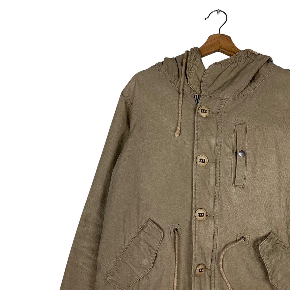 Japanese Brand DOG HOUSE Vintage Wear Hooded Jacket #1305-C59 Size US L / EU 52-54 / 3 - 6 Thumbnail