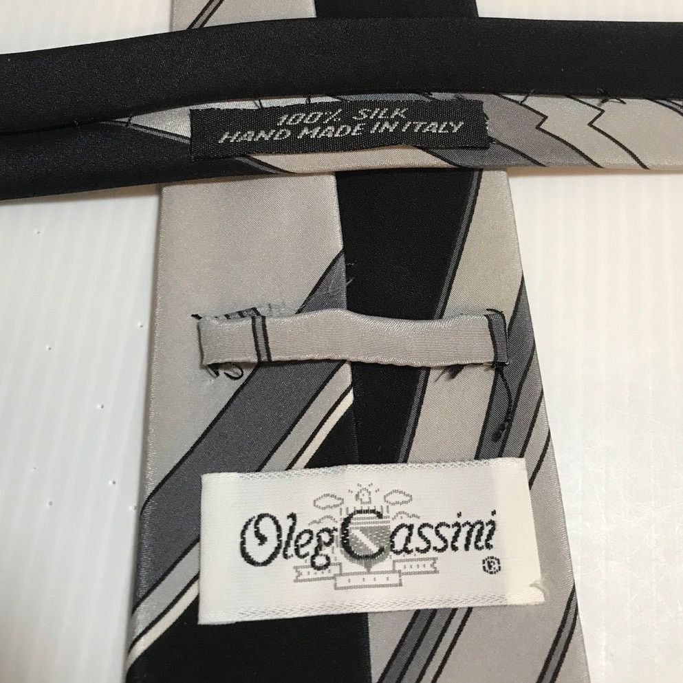 Oleg Cassini Oleg Cassini Geometric Elegant Classic Necktie Size ONE SIZE - 3 Thumbnail