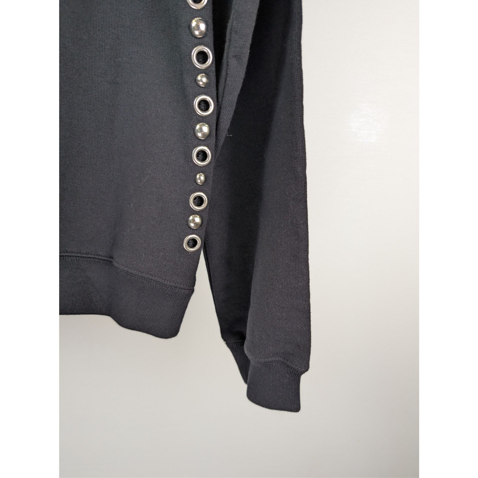 Gucci o1rshd1 Light Felted Cotton Jersey Crewneck Sweatshirt Black Size US M / EU 48-50 / 2 - 12 Thumbnail